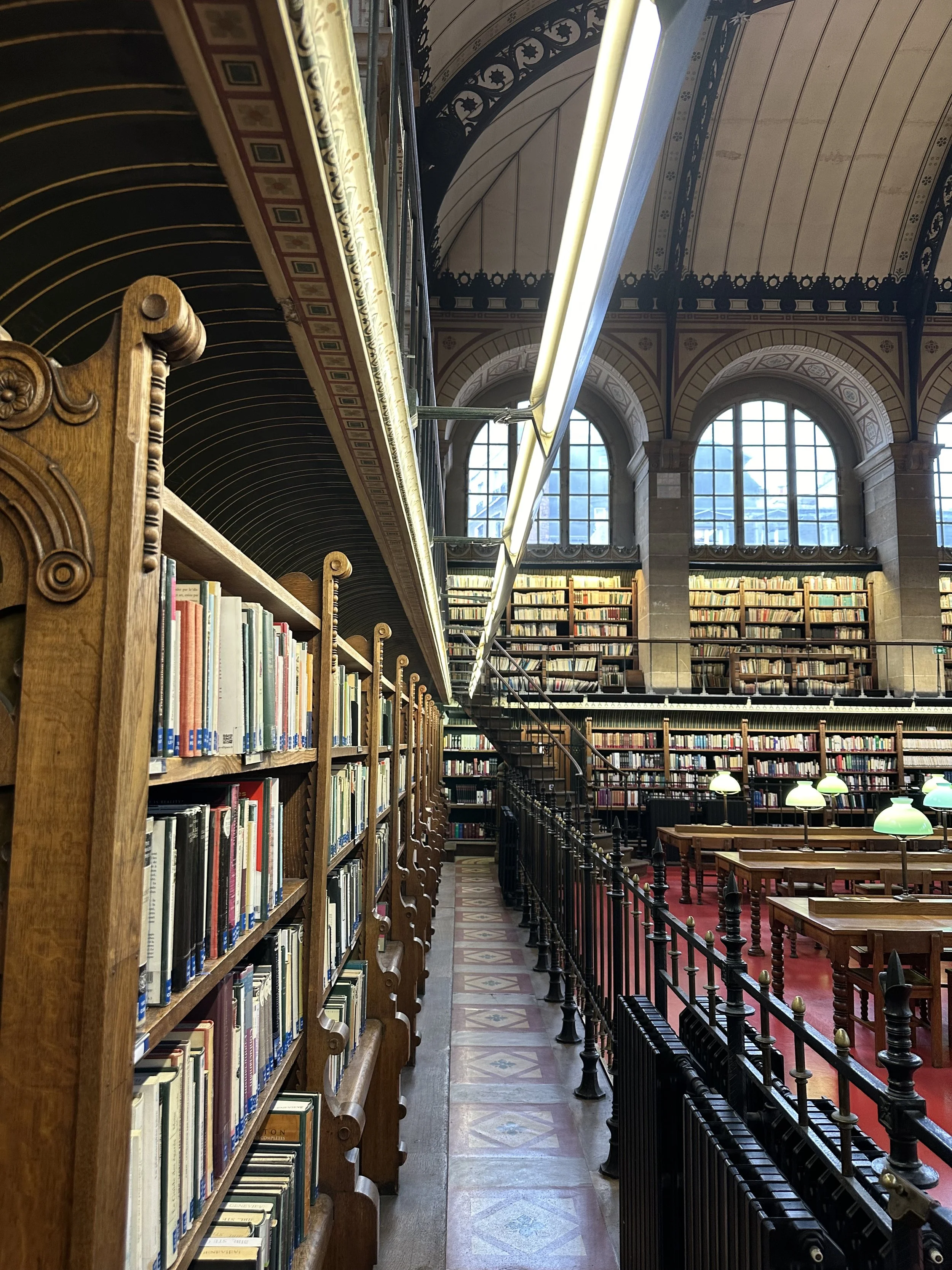 Biblioteque Ste. Genevieve Raised Walkway in the Reading Room