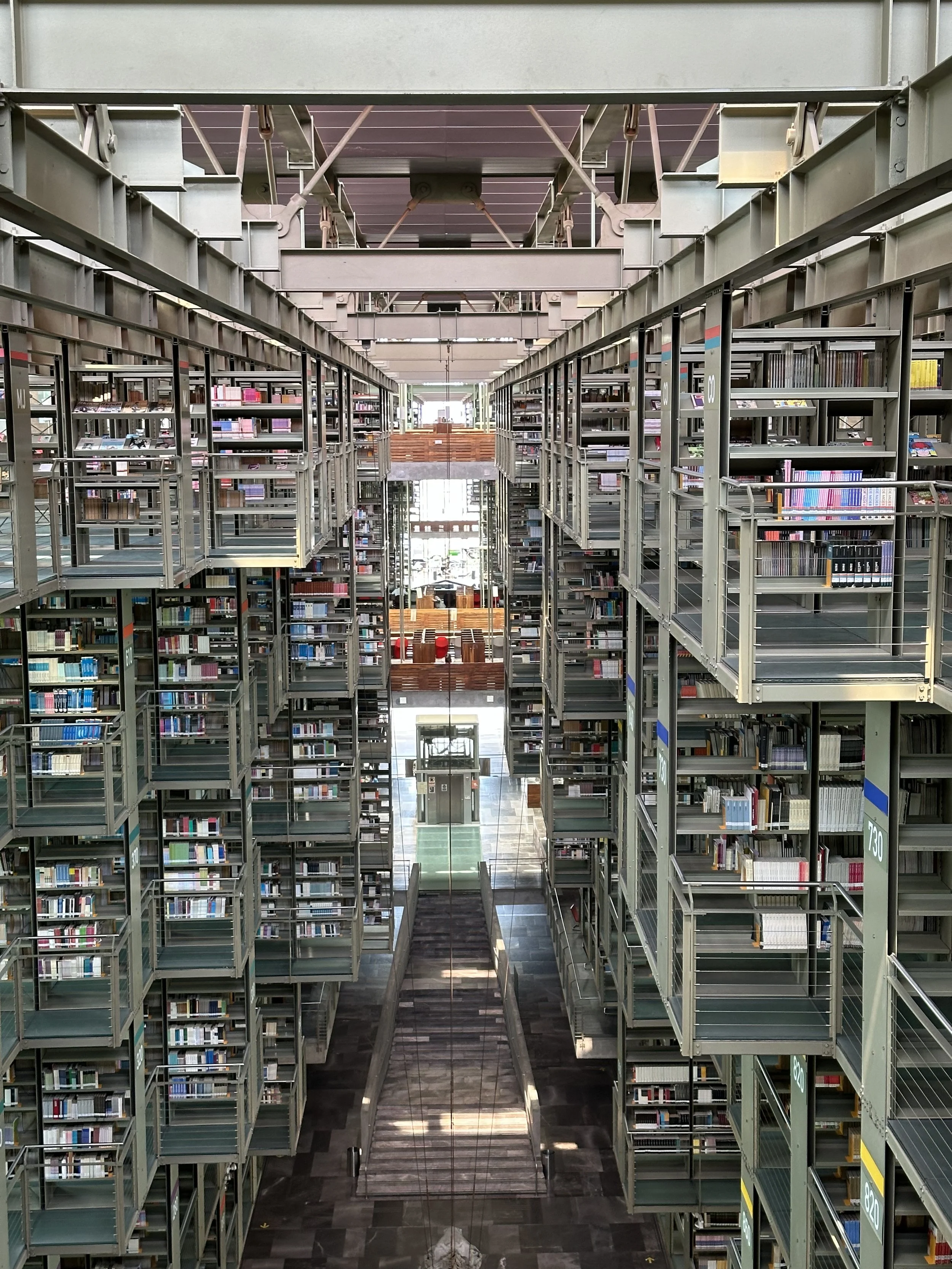 Vasconcelos Library Upper View of the Stacks