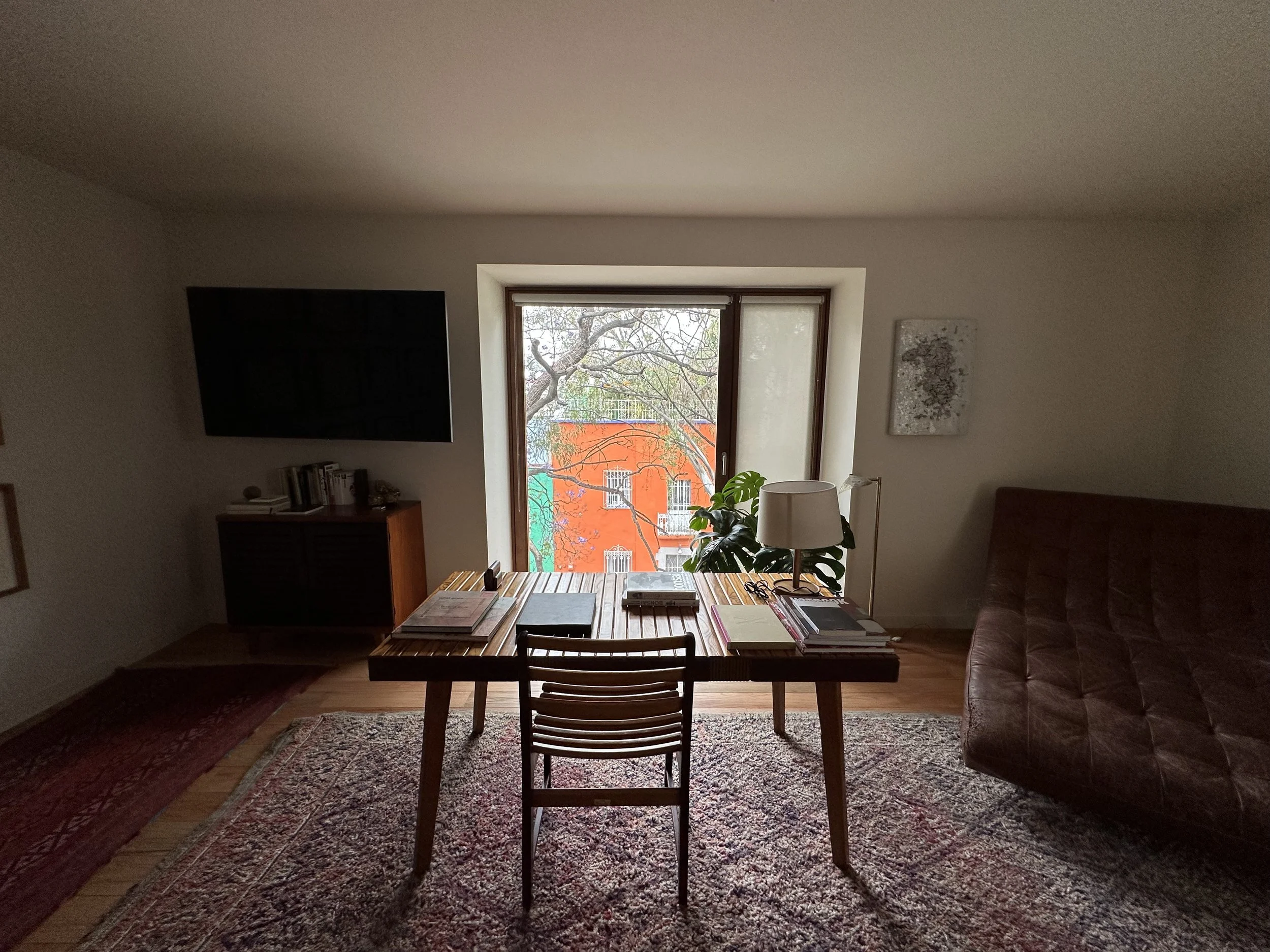 Alvaro Siza House Primary Suite Desk facing out window