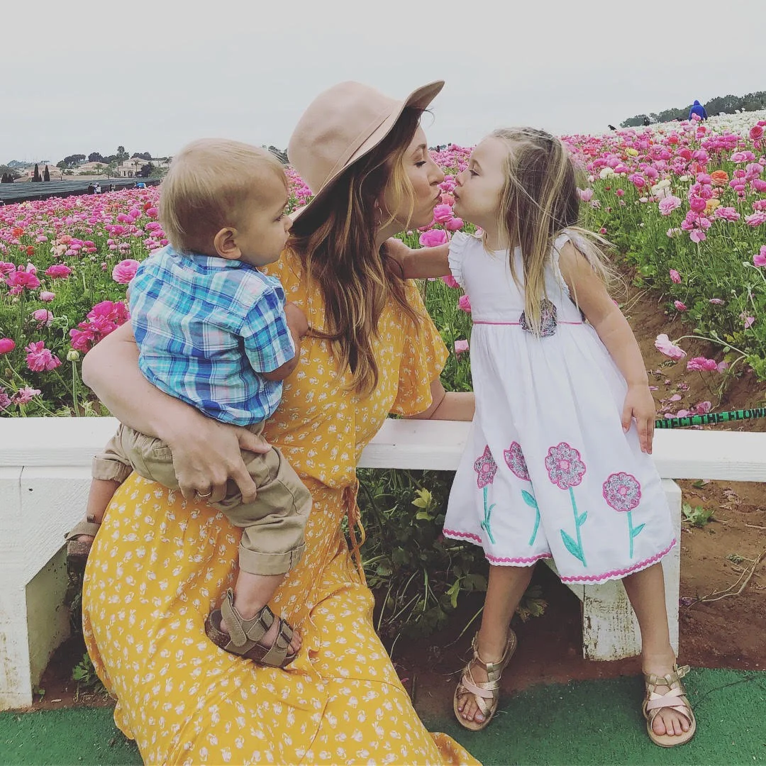 Laura and her kids