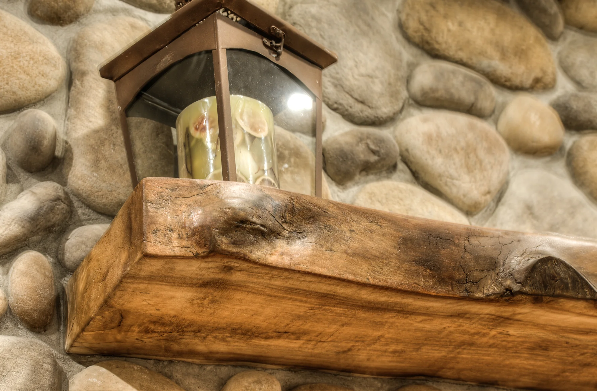 rustic basement