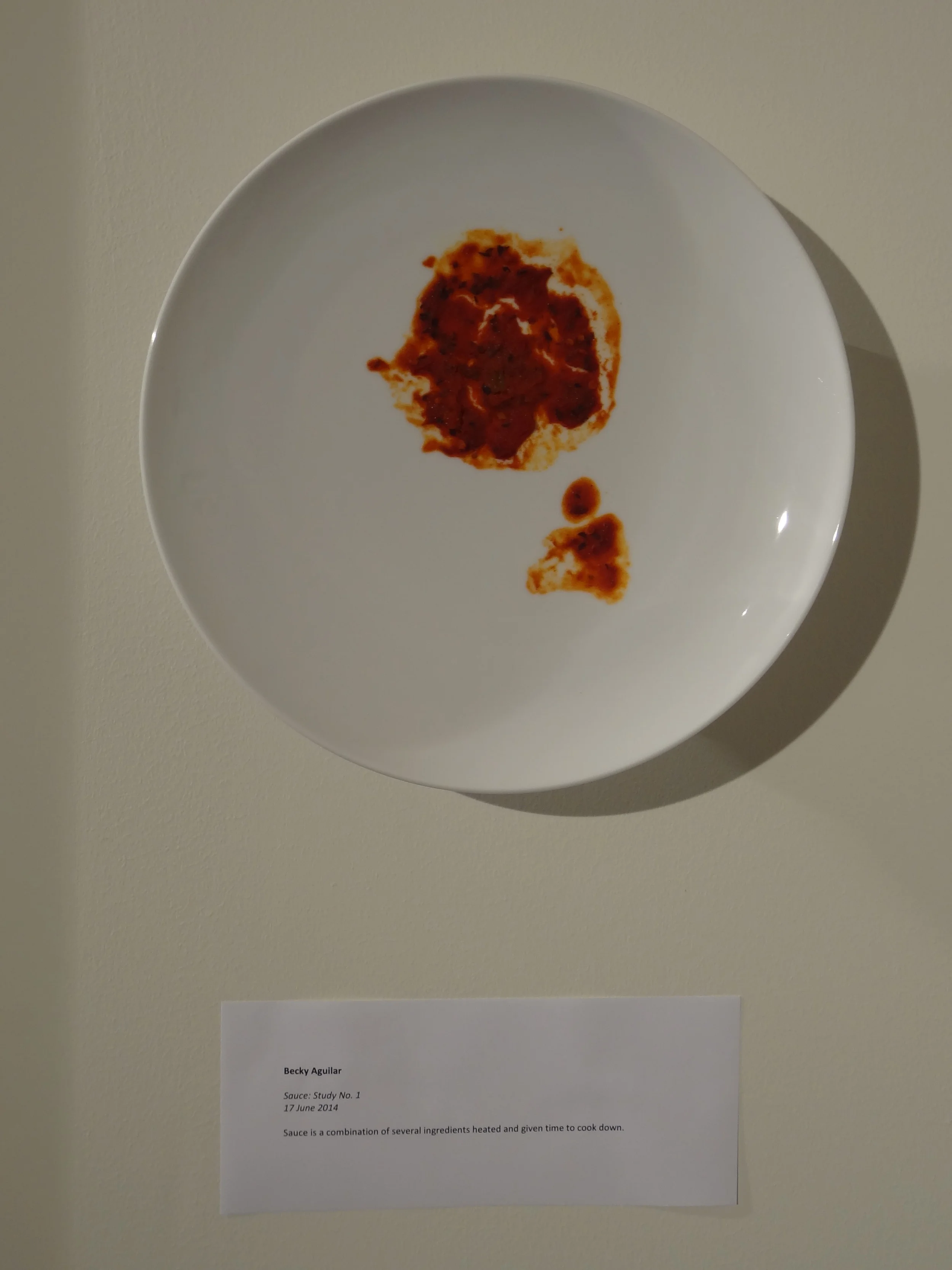 Sauce: Study No. 1 (plate/title detail)
