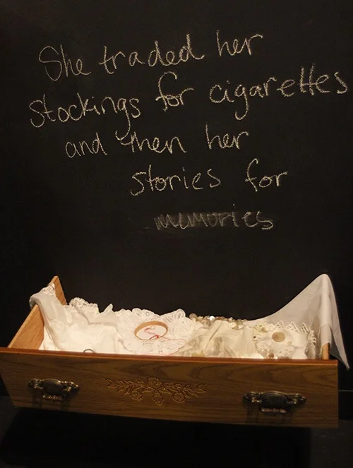 Drawer/Text Detail (photo by BJ Allen)