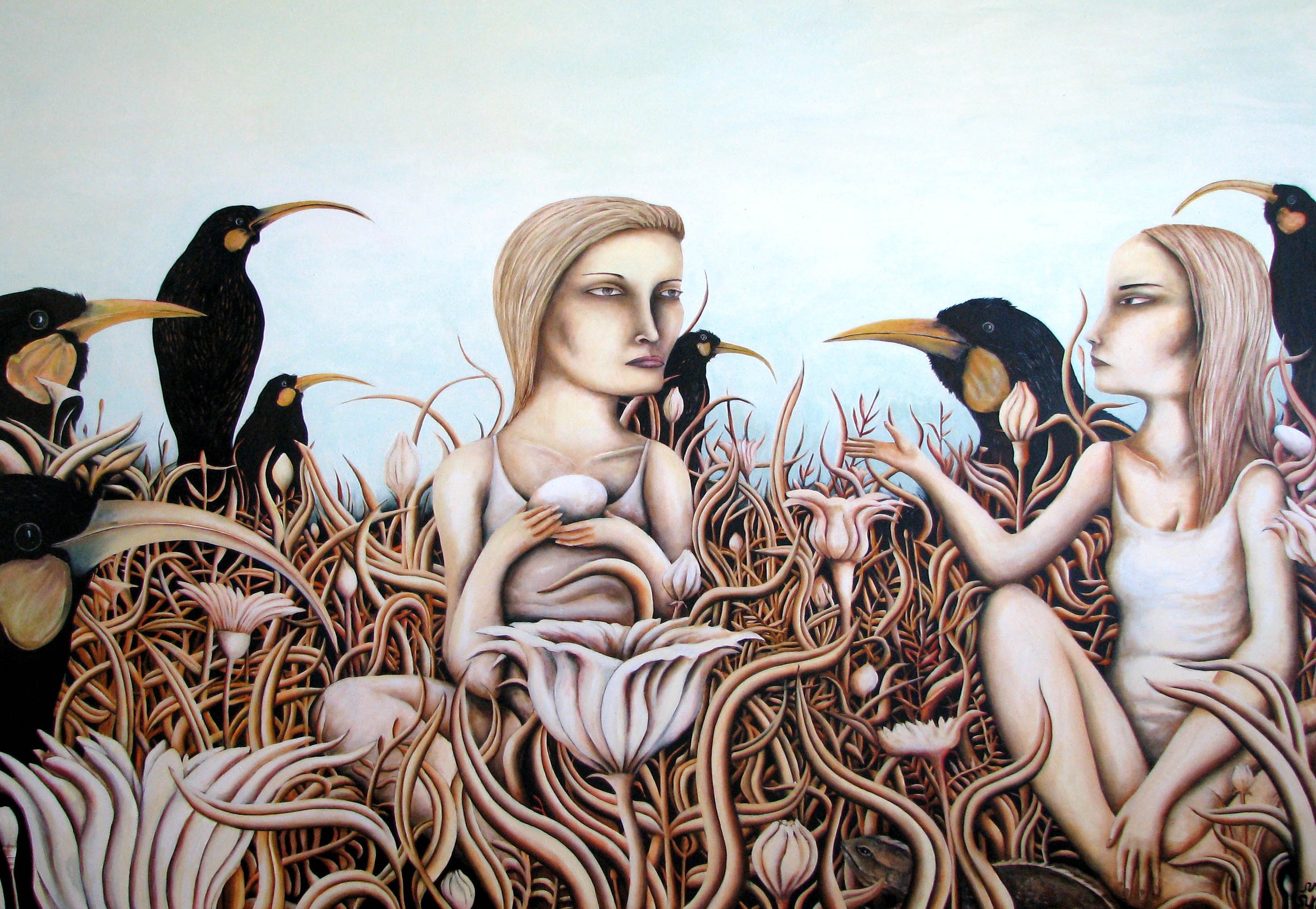 A previous commisson – an original oil painting by New Zealand artist Sue Syme