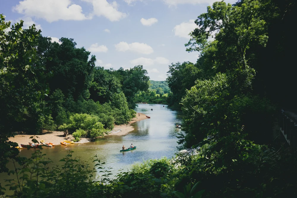4.) Canoeing the Harpeth