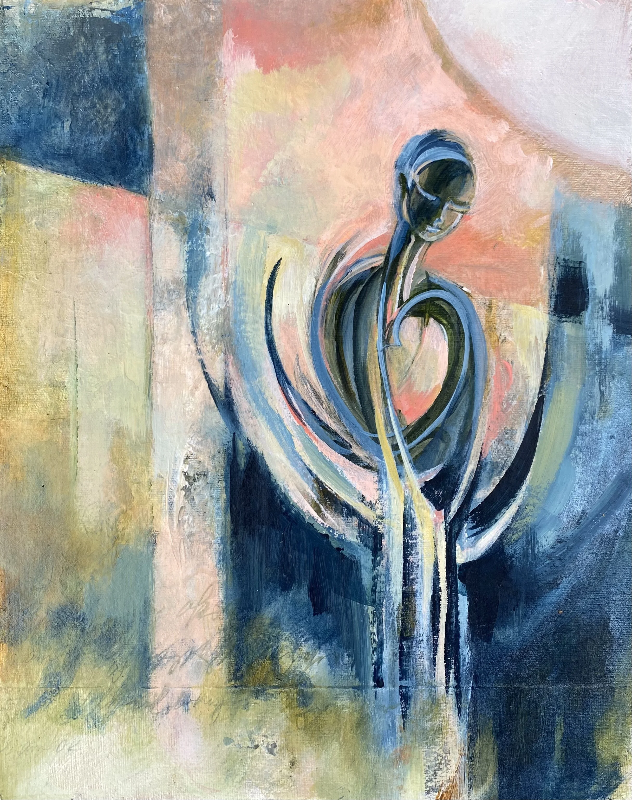 Love and Light  |  Acrylic  .  11" x 14"  .  485.00