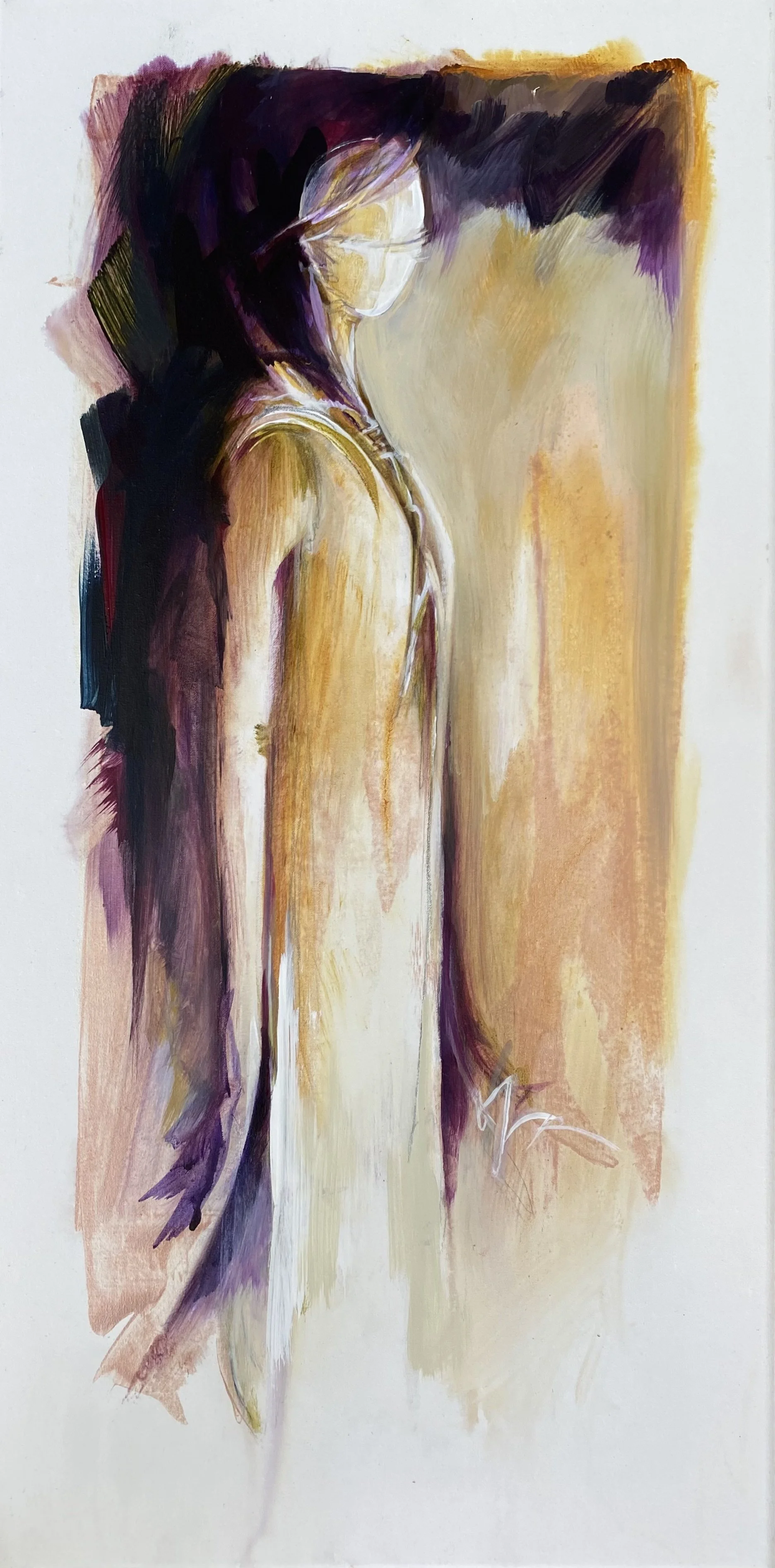 Wise One |  Acrylic  .  12" x 24"  .  725.00