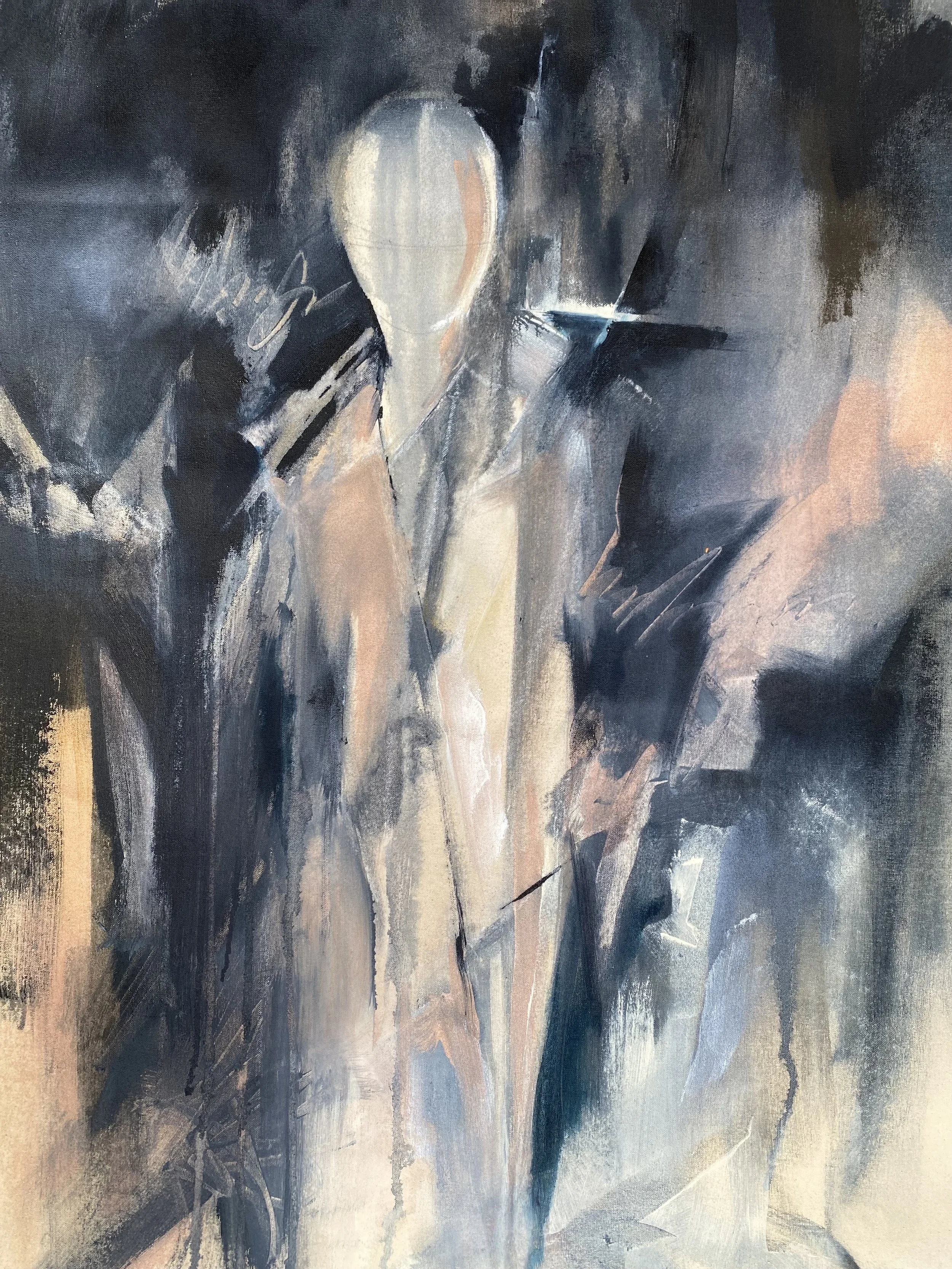Fall Back Together  |  Acrylic  .  40" x 48"  .  1100.00