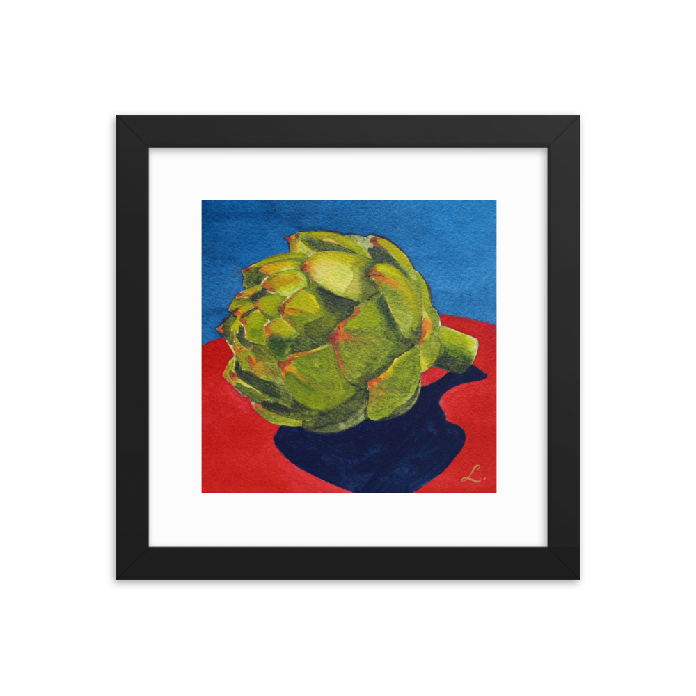 Artichoke-on-blue-and-red-fruit-frame-10x10_mockup_Transparent_Transparent_10x10.png