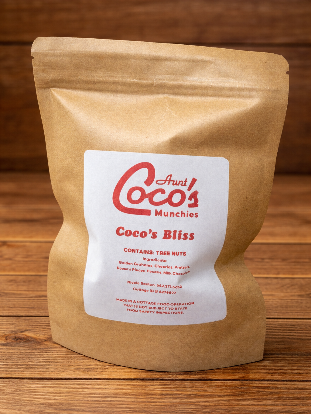 CLIENT: Aunt Coco's Munchies