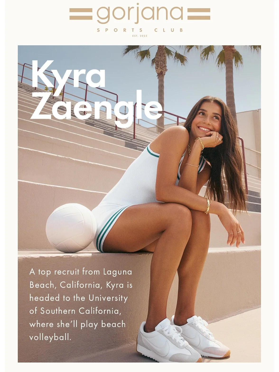 More for @gorjana sports club. Feat. @kyrabrookezaengle.