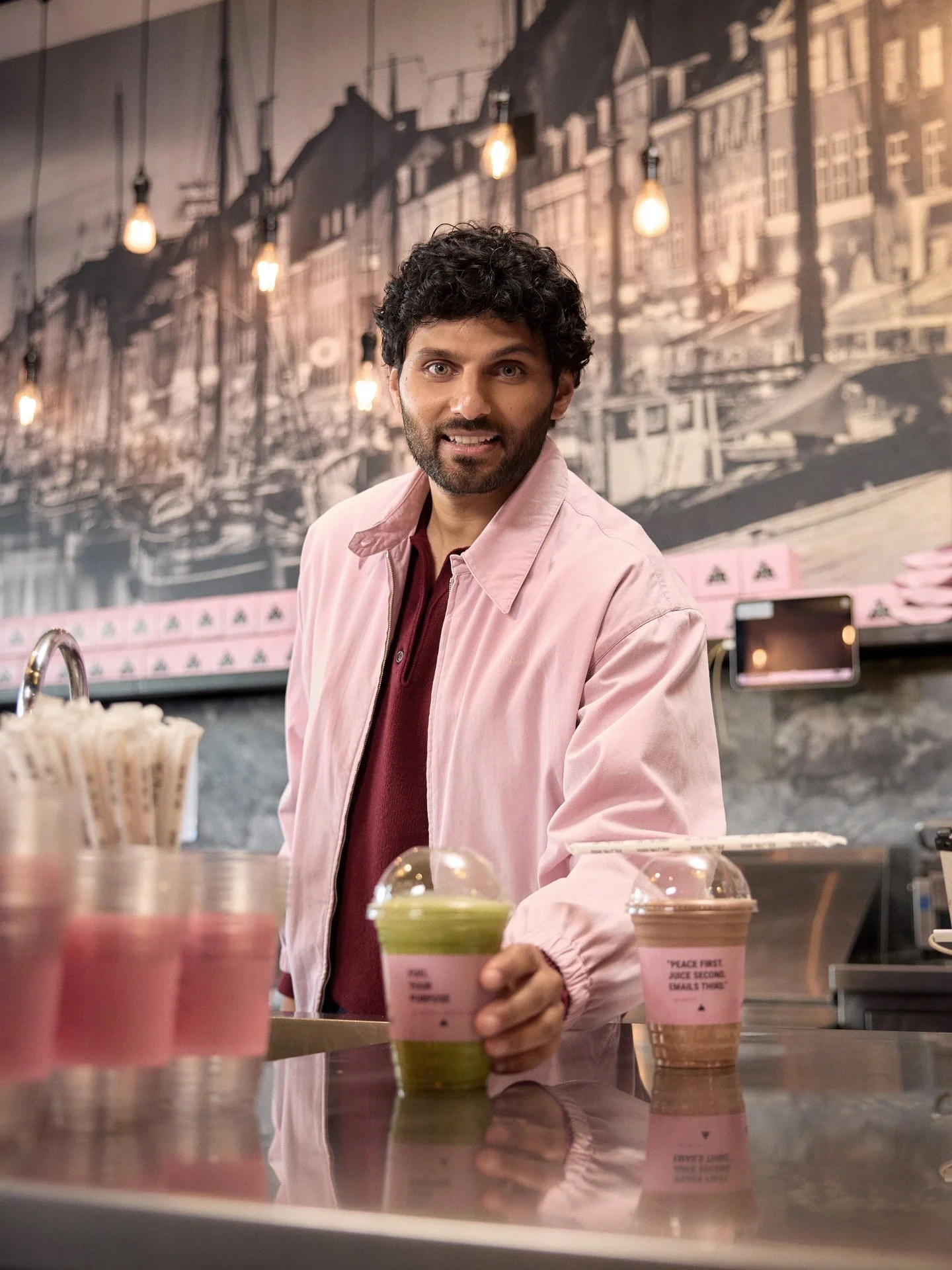New work with @jayshetty &amp; @joeandthejuice. 

It was great seeing Jay sit down with people in the cafe and discuss their dreams and aspirations. This campaign was about positive thinking and movement forward, a great way to start off 2026!