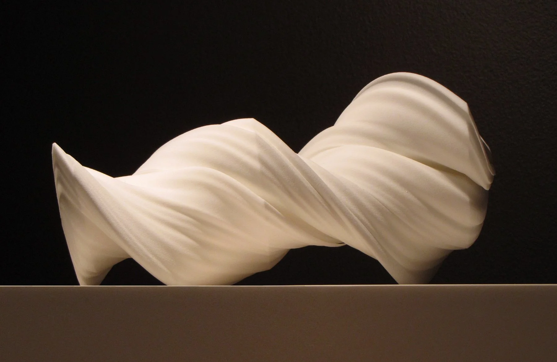 Looking at Clouds 3D-printed sculpture.