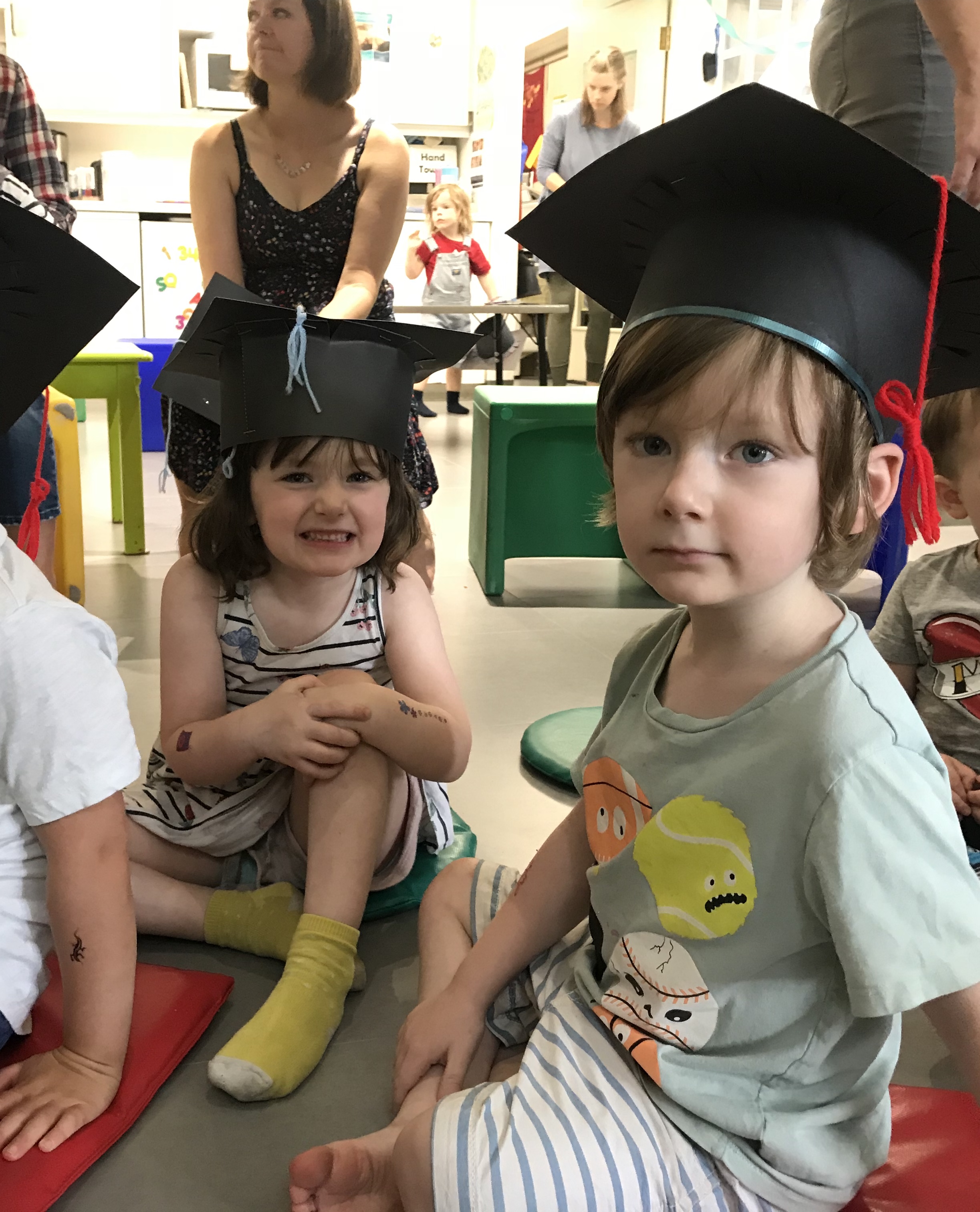 Graduates at our Four Year Old Off-to-School Party!