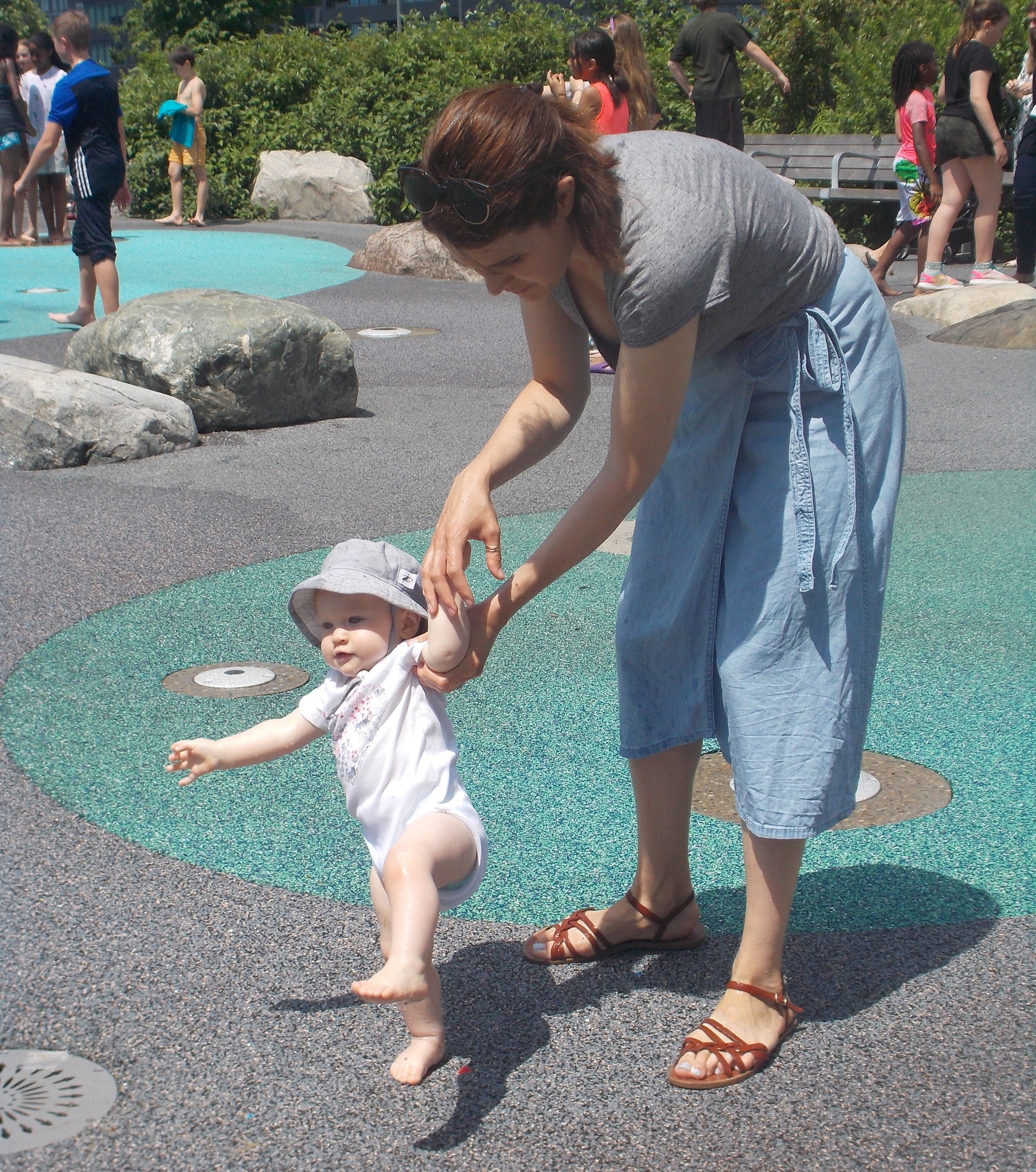 Learning to walk at Corktown!