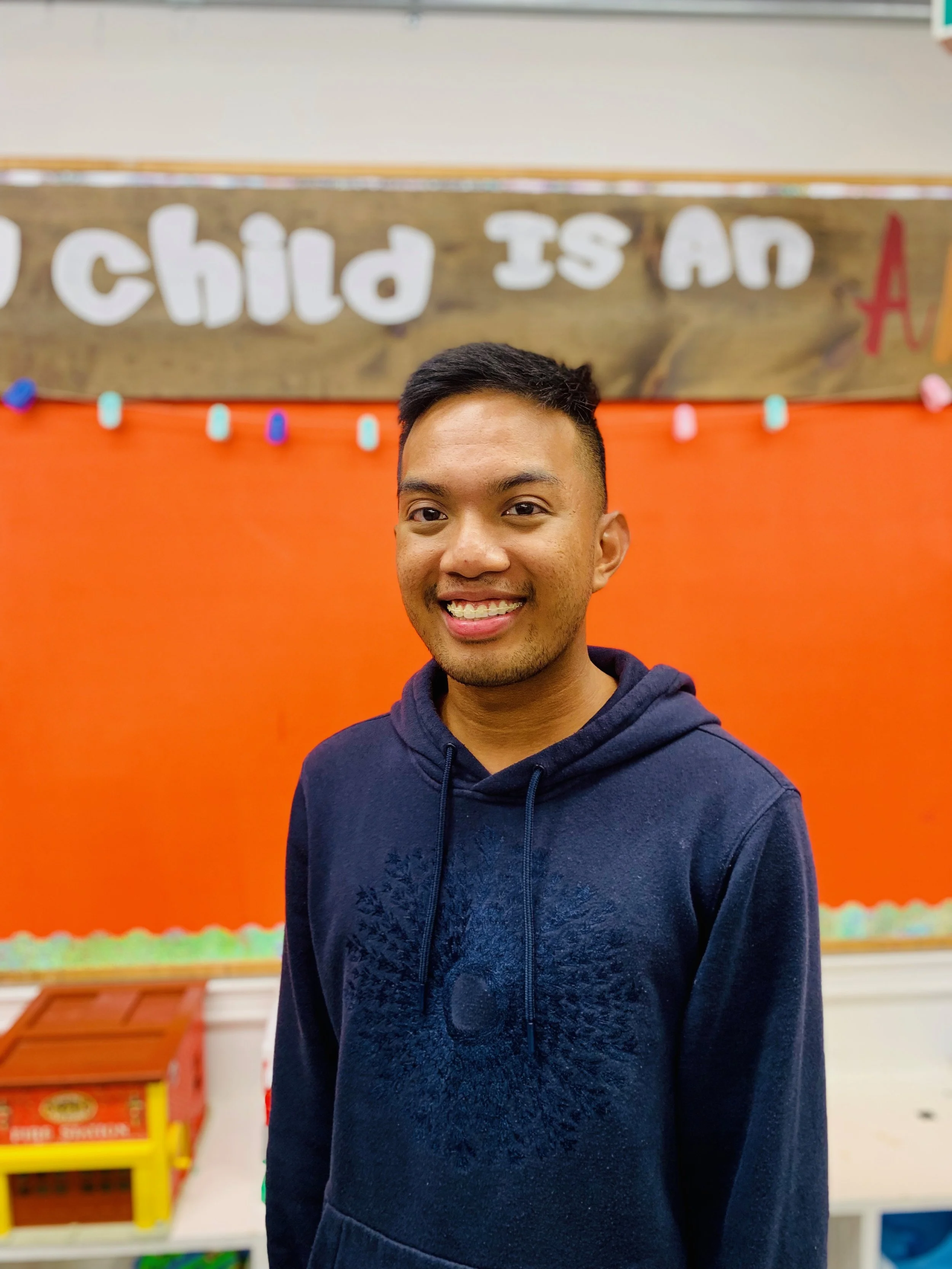 Rey is occasional staff as well! He is fluent in Tagalog and English and has been an Early Childhood Assistant since 2012. Rey has recently graduated from the Early Childhood Education program and will be attending Ryerson University in Fall 2019 to complete his bachelor program in Early Childhood Studies.