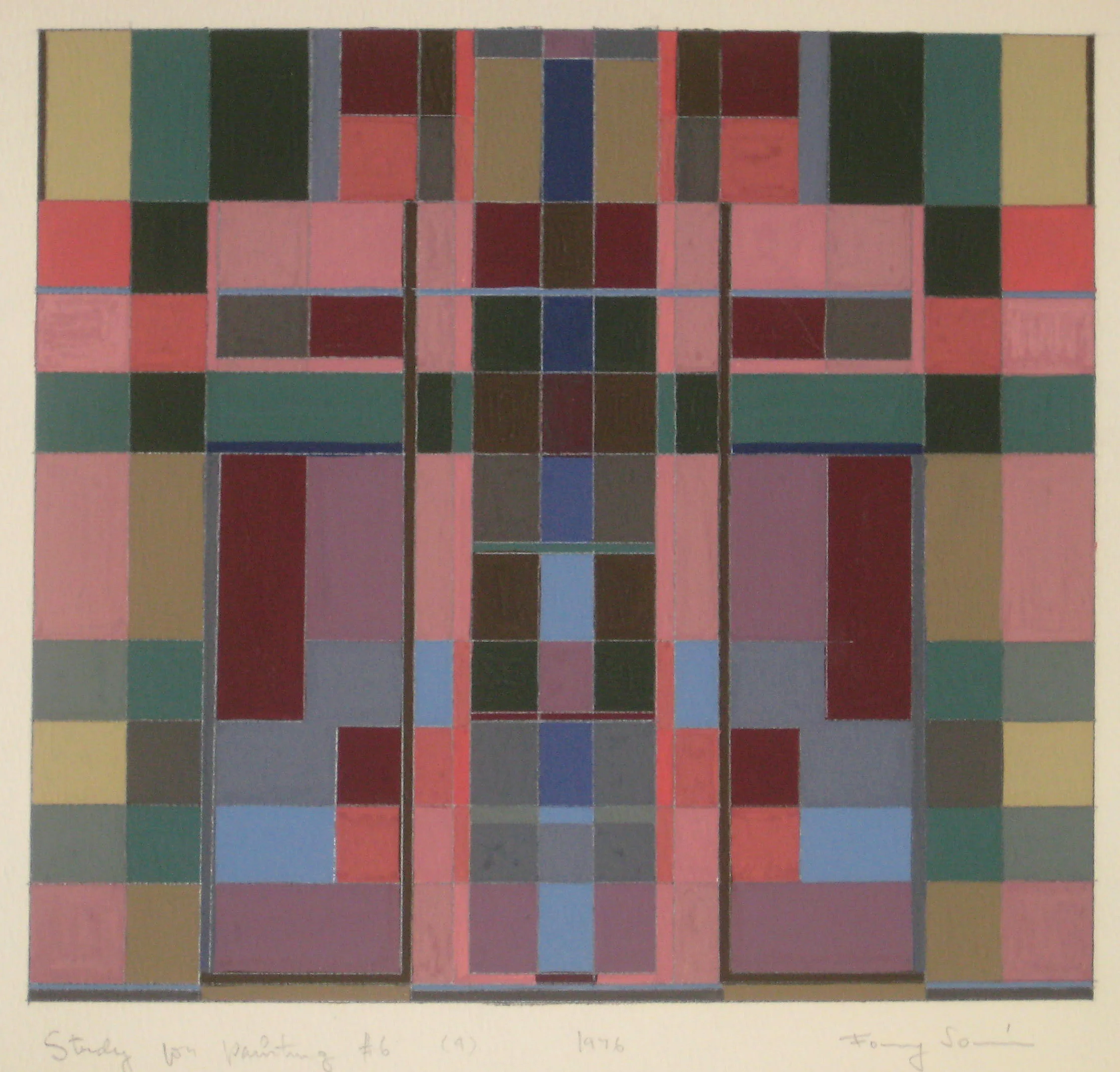  Study for Painting 06 - 04 - 1976