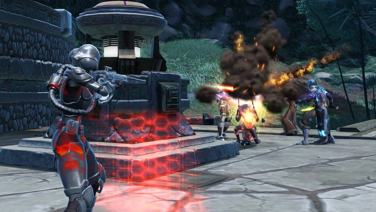 The Yavin IV PVP Warzone, which I worked on the design and scripting for.