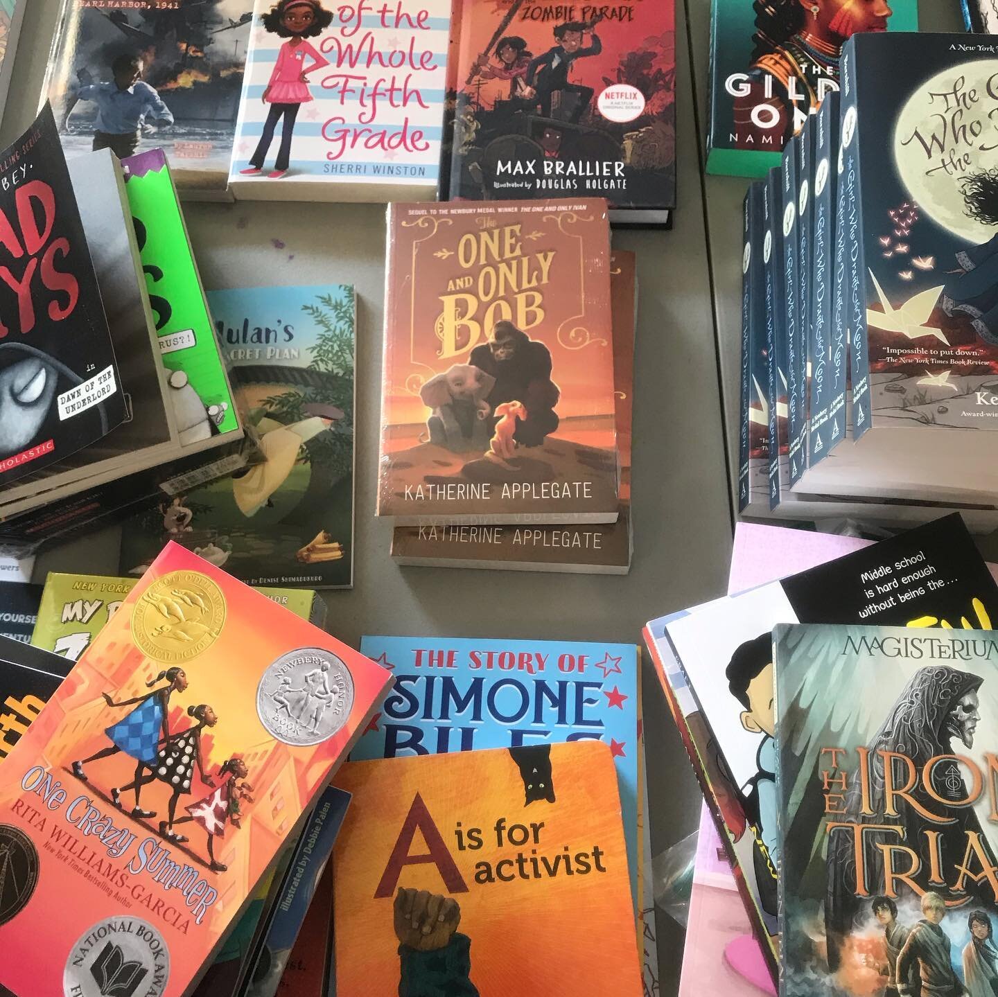 Just a small group of people doing something mighty. 

Want to see something cool? Swipe right!

Good does not begin to describe this feeling. Thank you to all who have supported this book drive, near and far. 
Final tally and hand off coming soon! 
