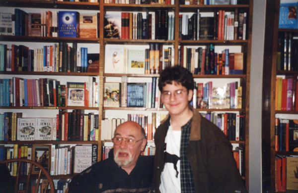 Brian and me, a couple of million years ago.