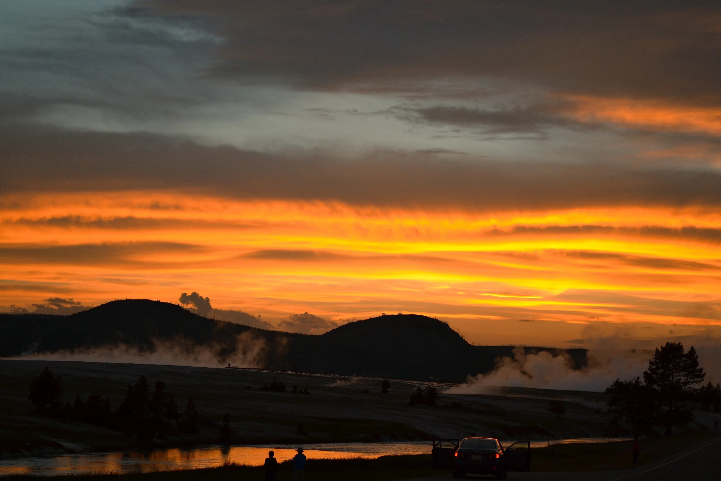 Yellowstone Sunset, 2012.