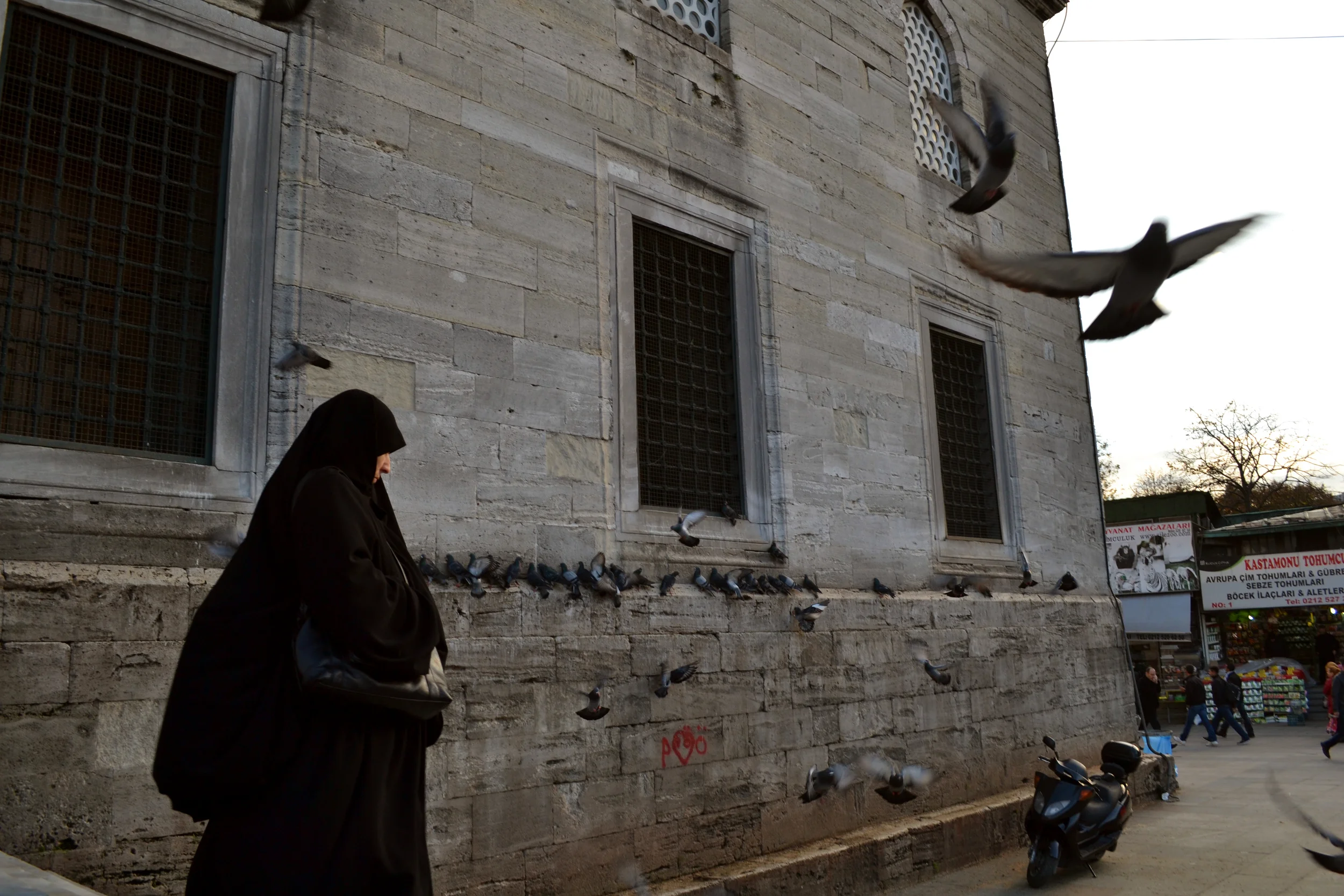 Leaving the Bazaar, Istanbul, 2012.
