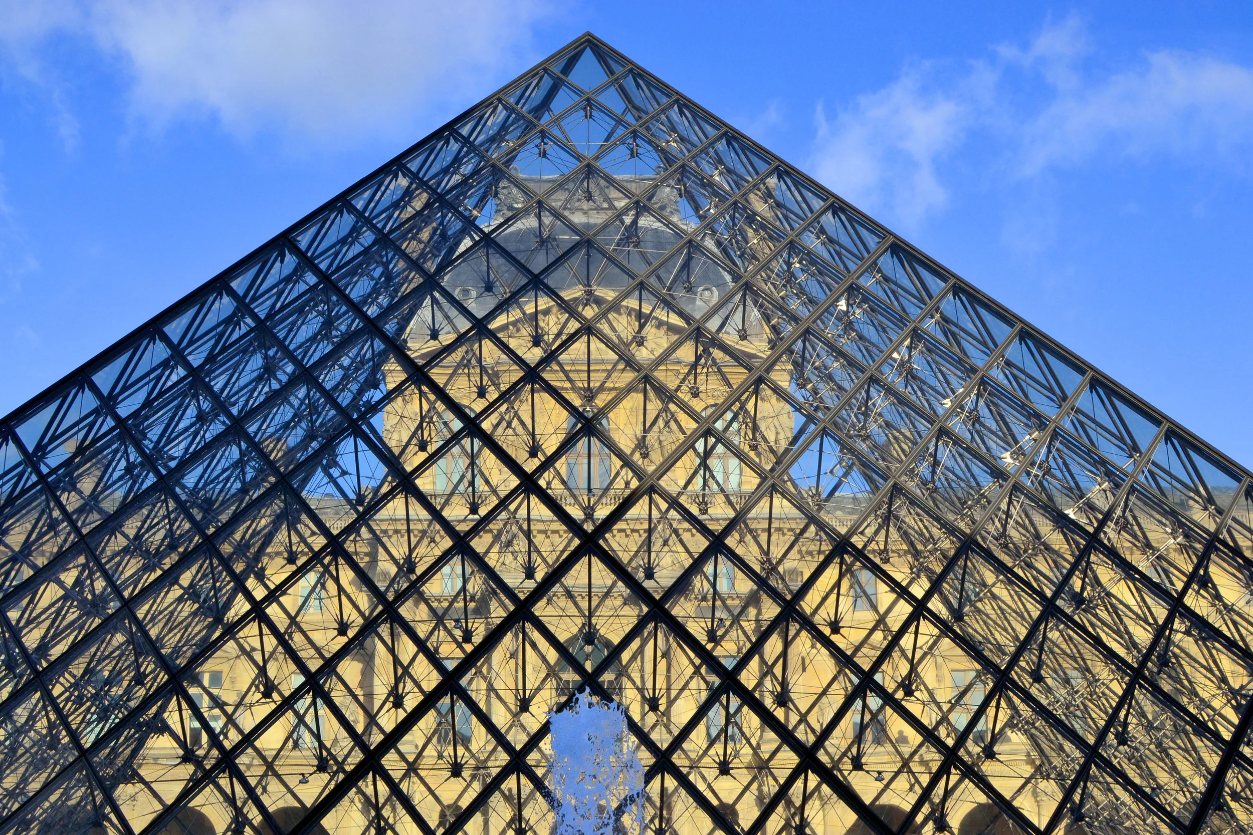 Louvre Pyramid, Paris, 2016.