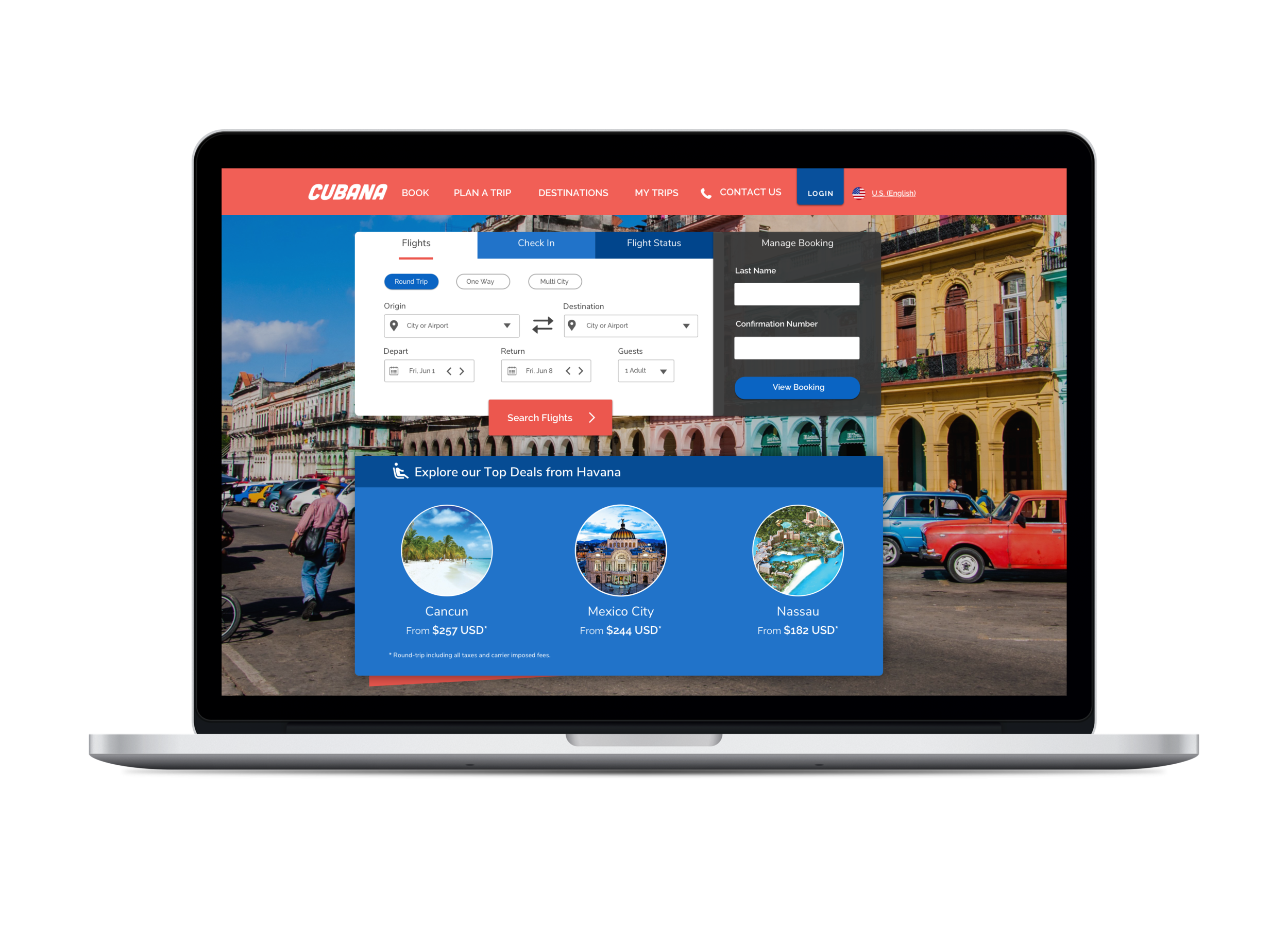 Redesigned Desktop Homepage