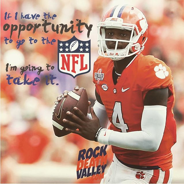Deshaun Watson has some thoughts on the NFL. I wish he could stay forever.