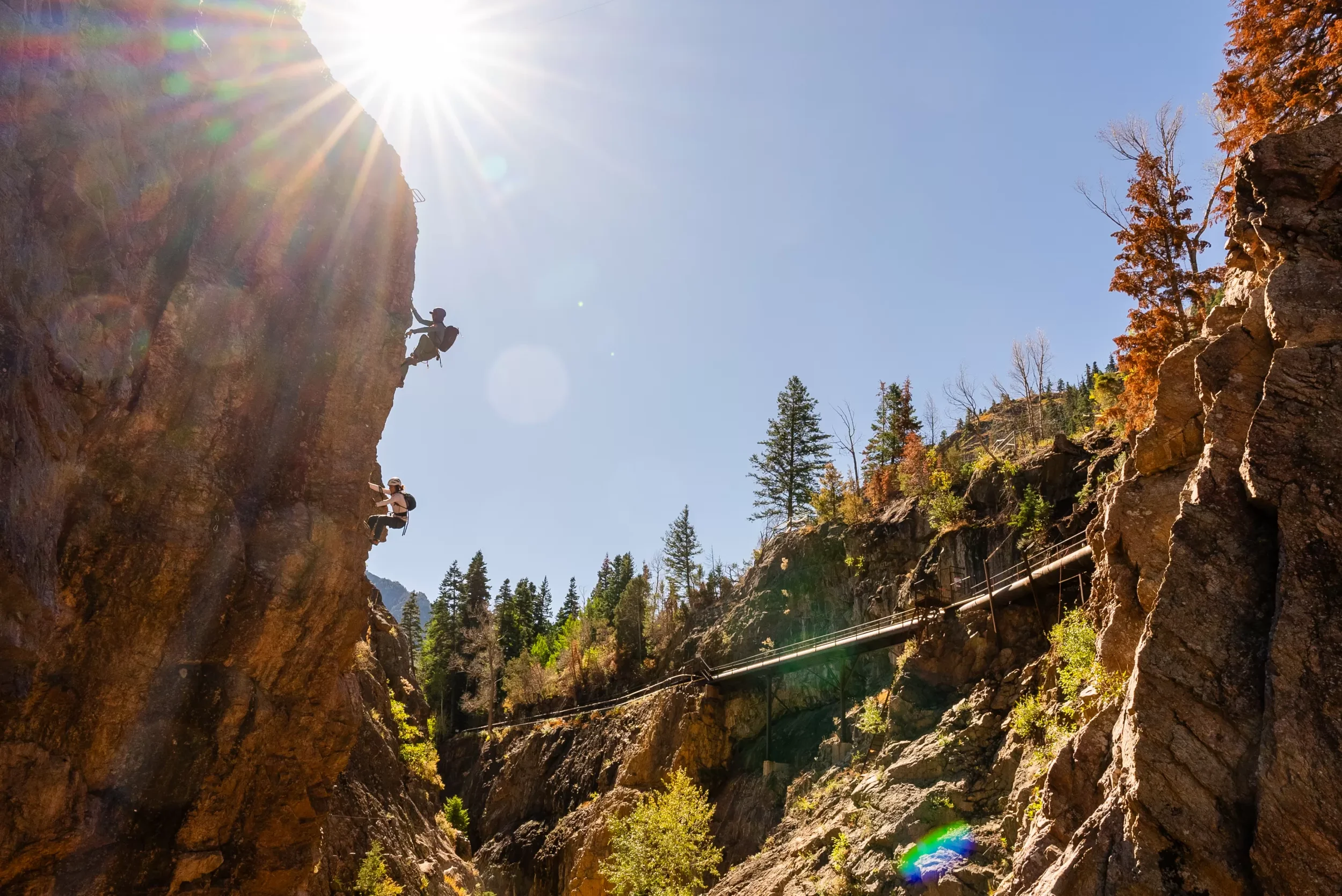 Winter Via Ferrata Tour