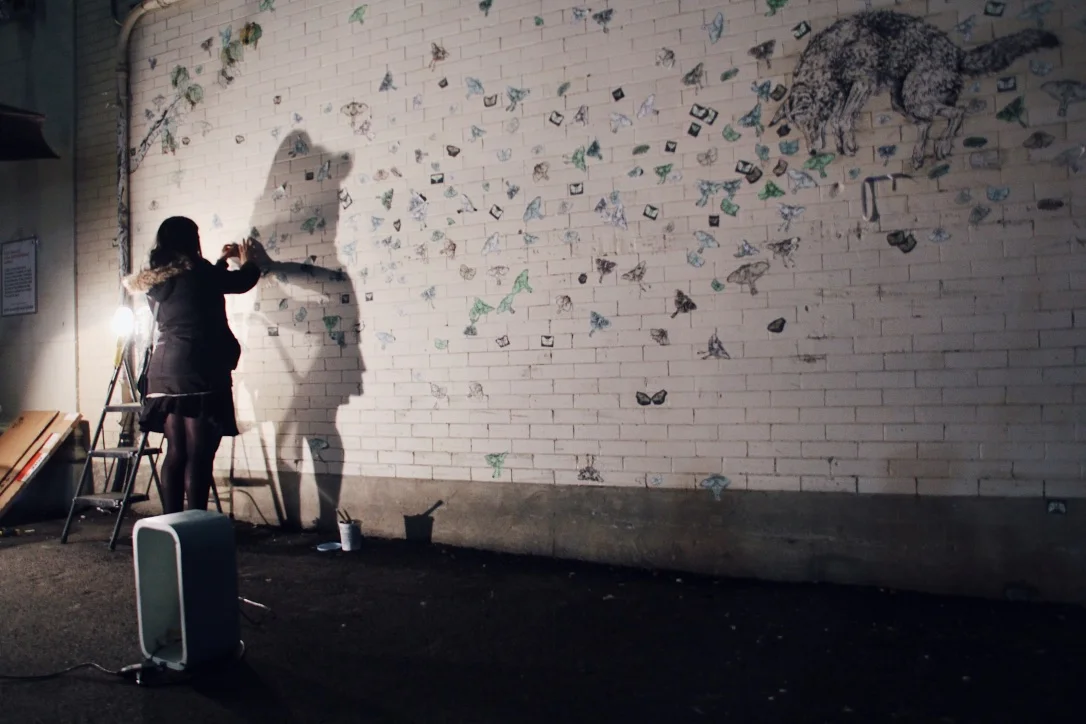 CATE FRANCIS // LUNA MOTH (DIURNAL MURAL) // PHOTOS BY KYLA HAMBLY & KELSEY FAGNOU