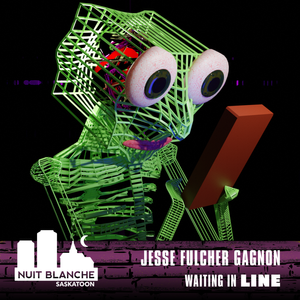 &nbsp;Location: Behind Una Pizza+Wine | 707 Broadway AveJesse Fulcher Gagnon is an experimental multi-media artist. A durational live performance with projected animations. Just a line. Just waiting in line.