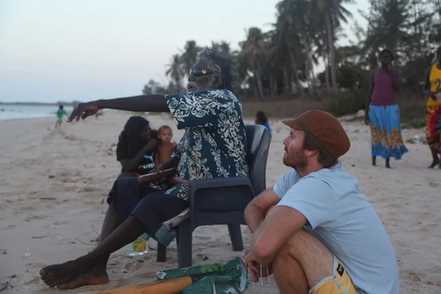  Words of wisdom from Bipi Djalu before we held ceremony and released the ashes
