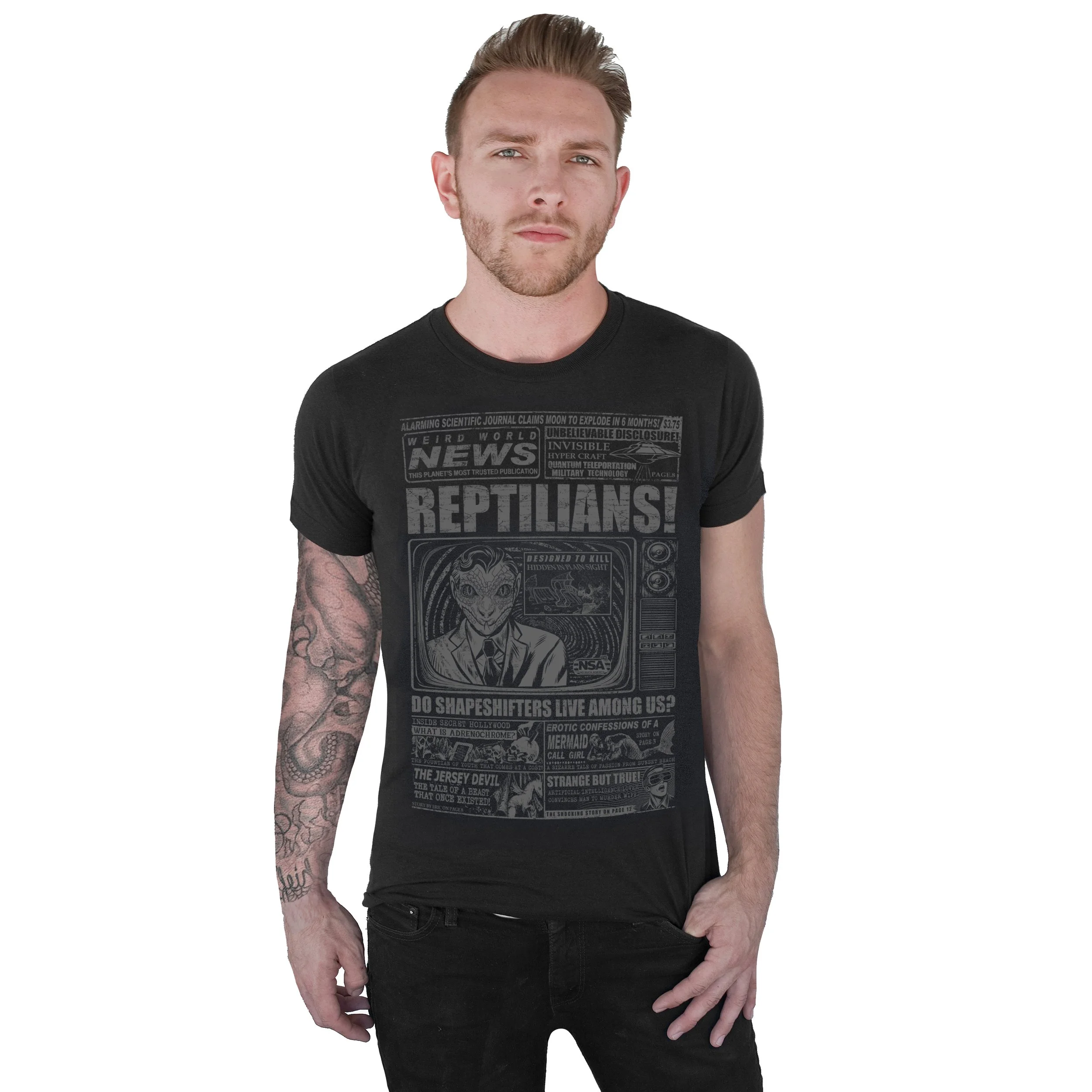 SERPENTINE - REPTILIANS! MEN'S TEE 1.jpg