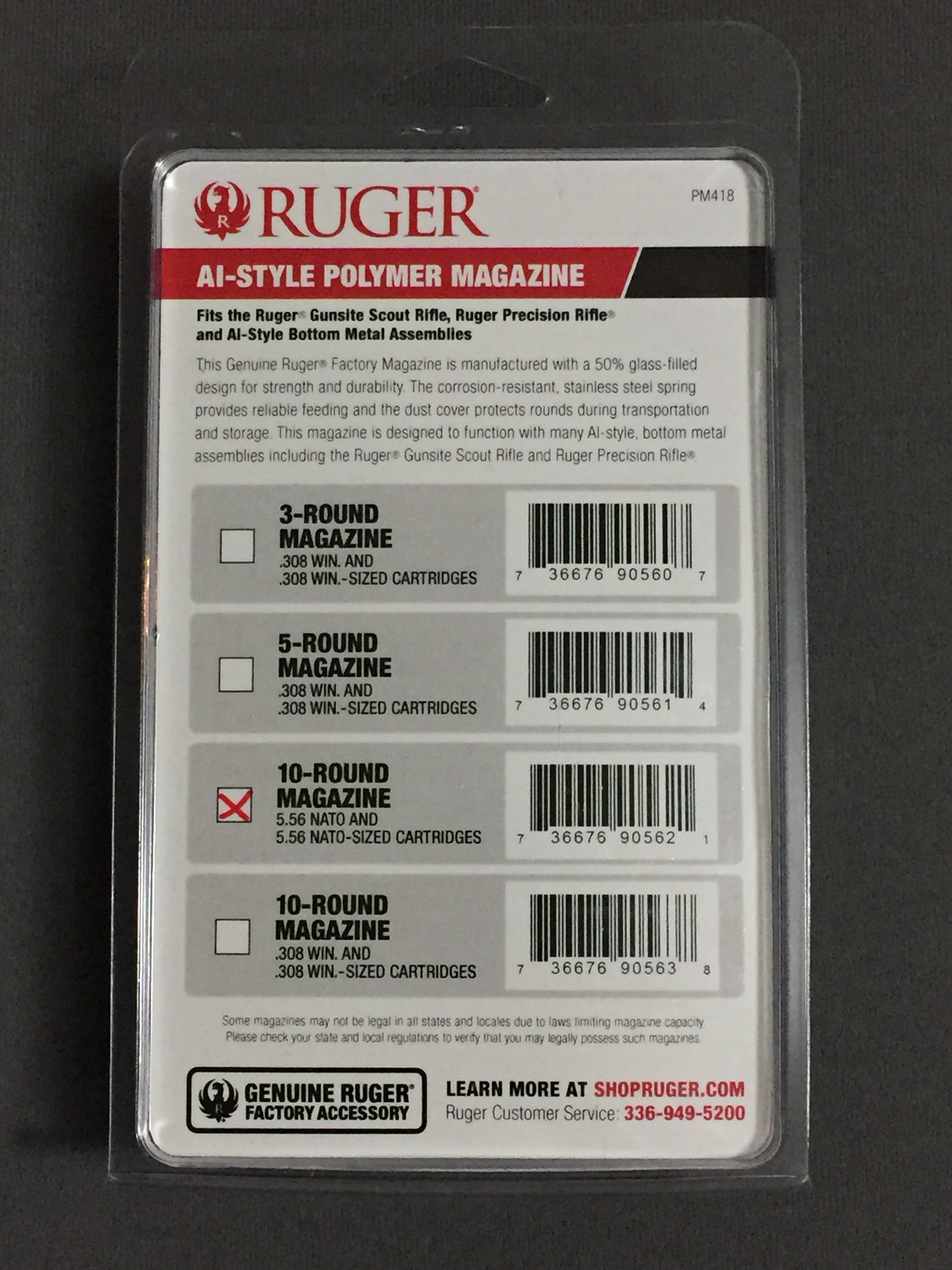 Ruger AI-Style Polymer Magazine 5.56 NATO 2026 (2).JPG