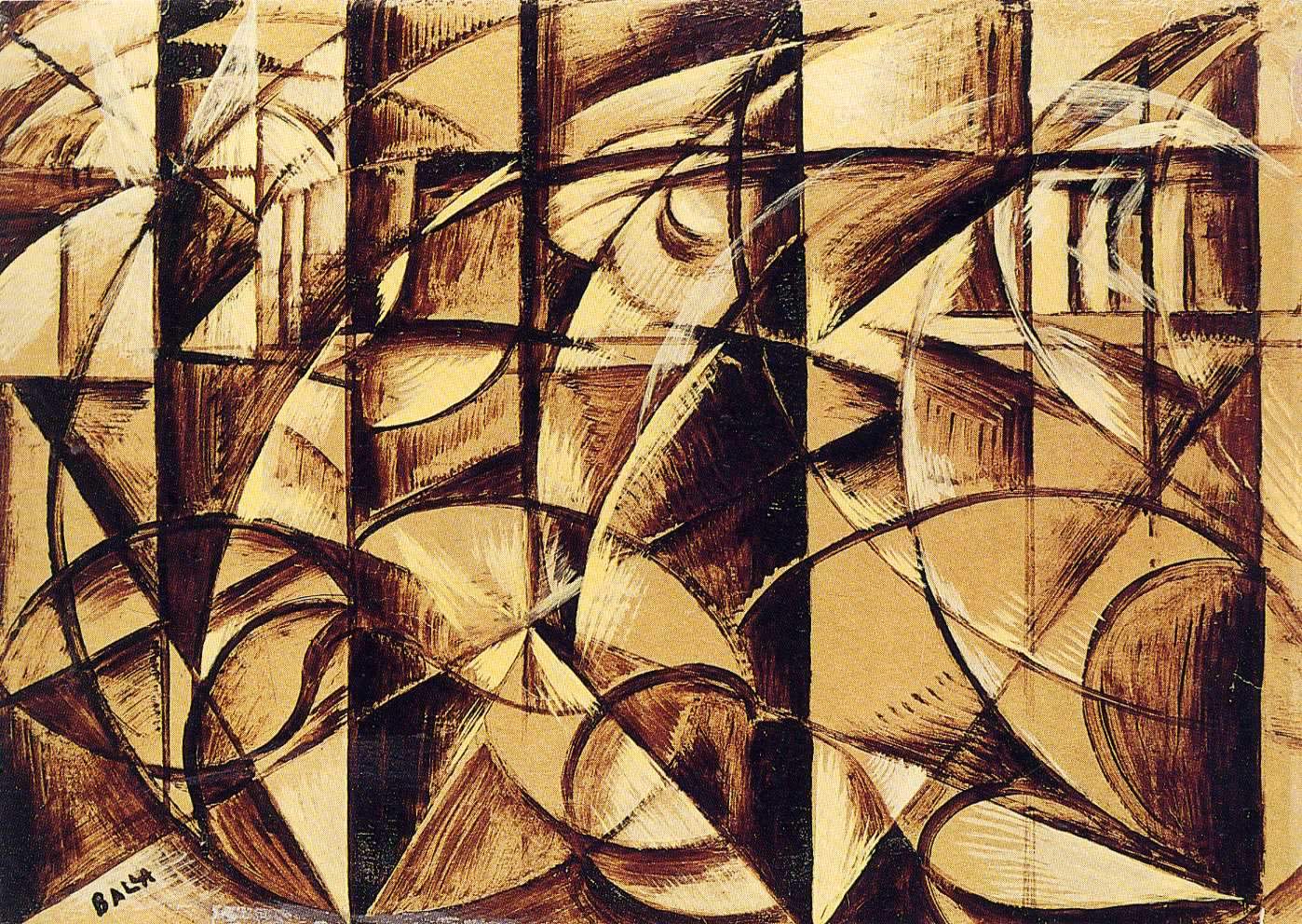 Giacomo Balla, 1913, The Speed of an Autumobile Luce.jpg