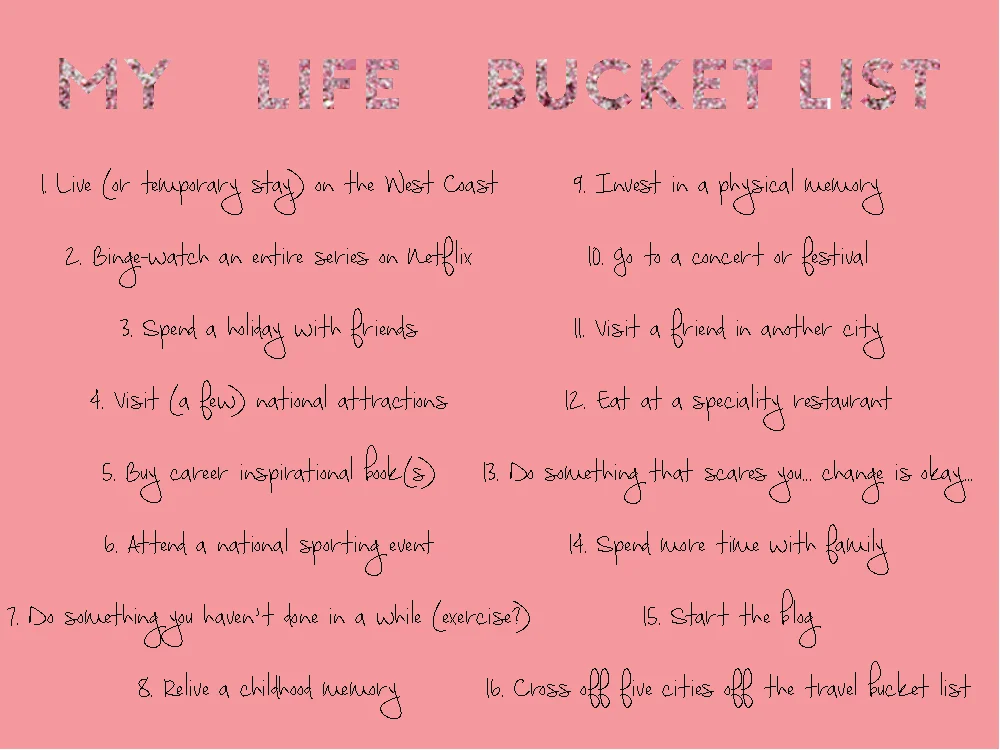 Summer 2015: How I Completed My 1st "Life" Bucket List &amp; Lived My Best Life