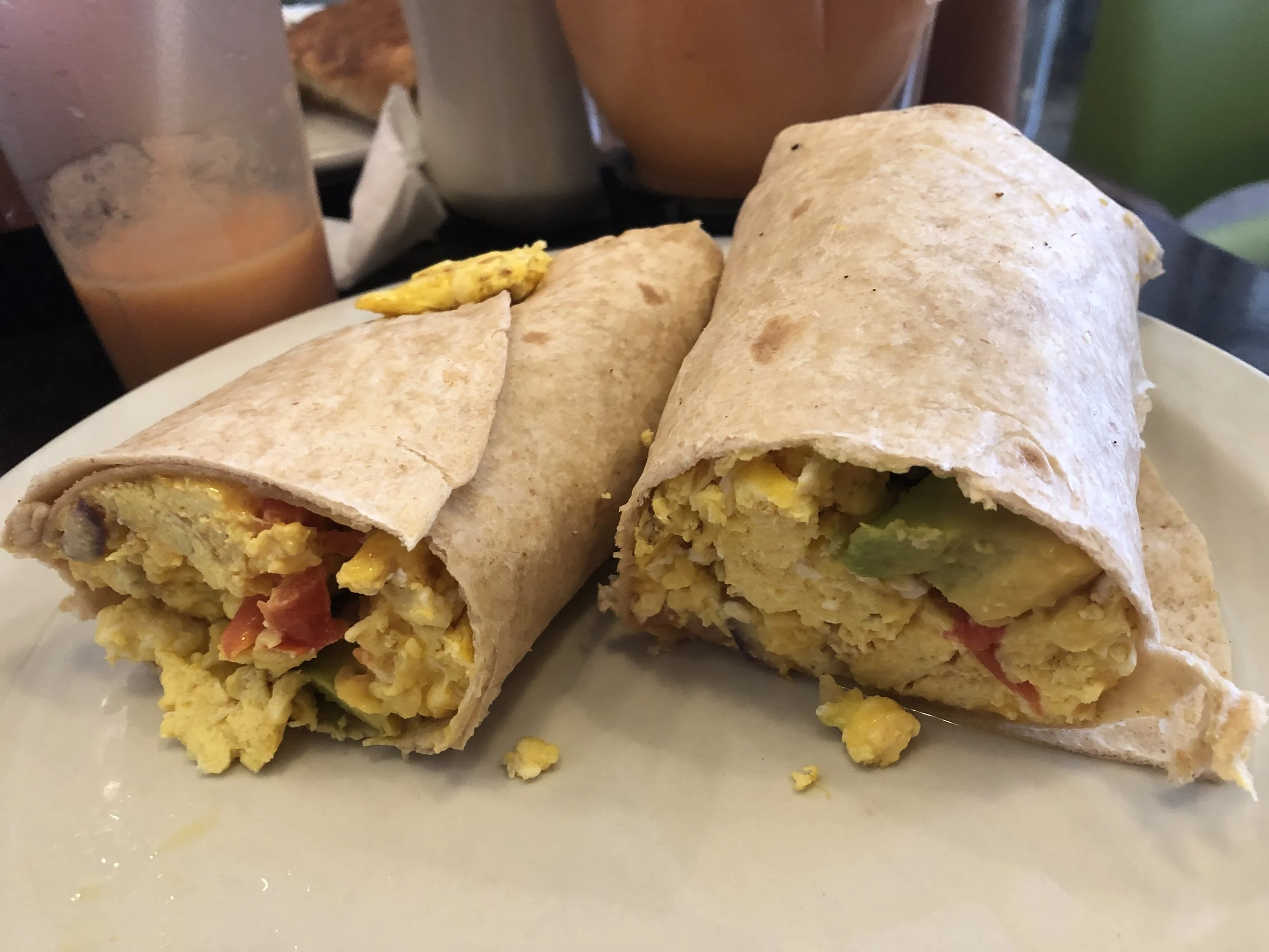 Big breakfast burrito. So yum!