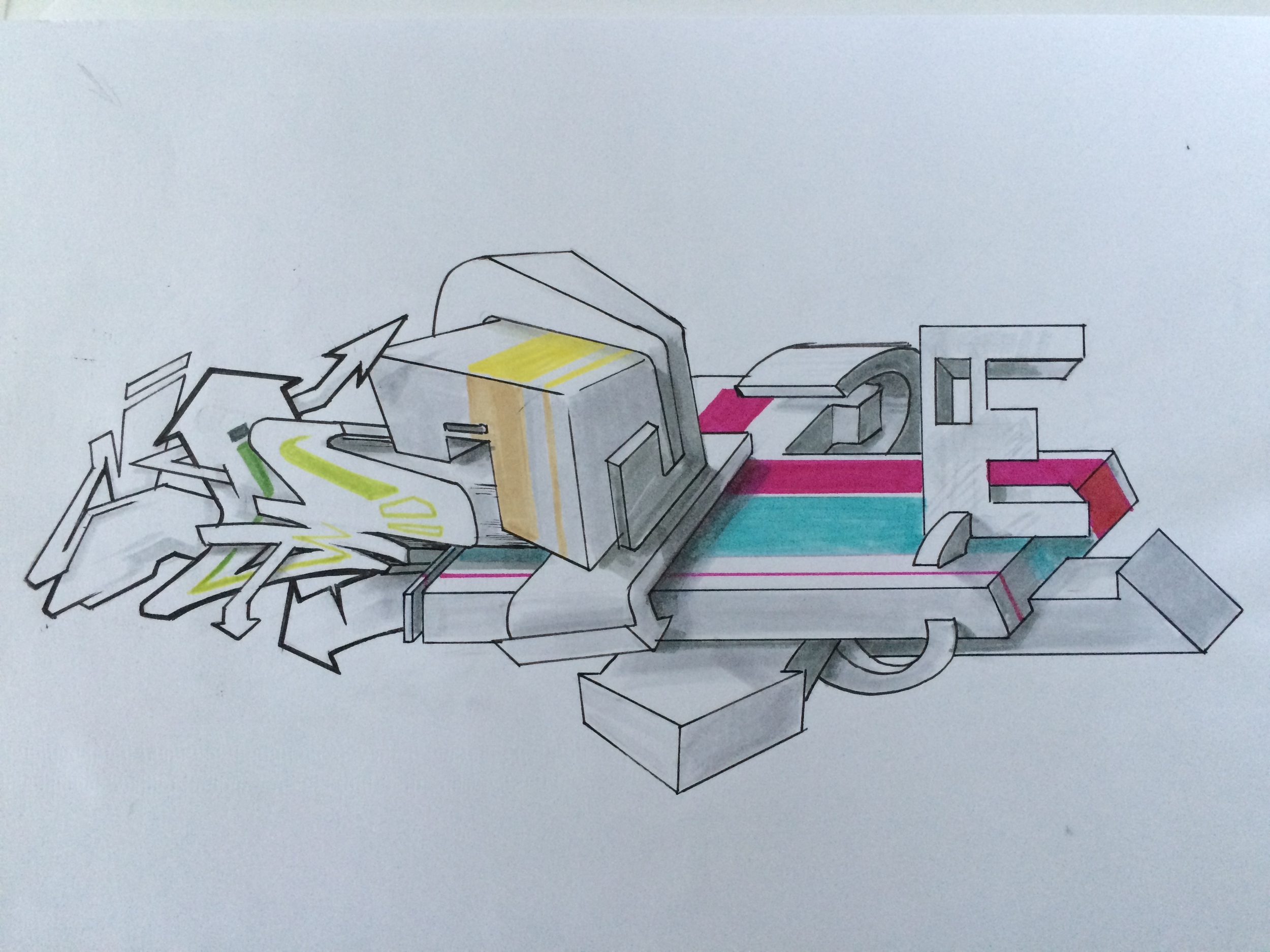 Share 152+ 3d graffiti sketch best