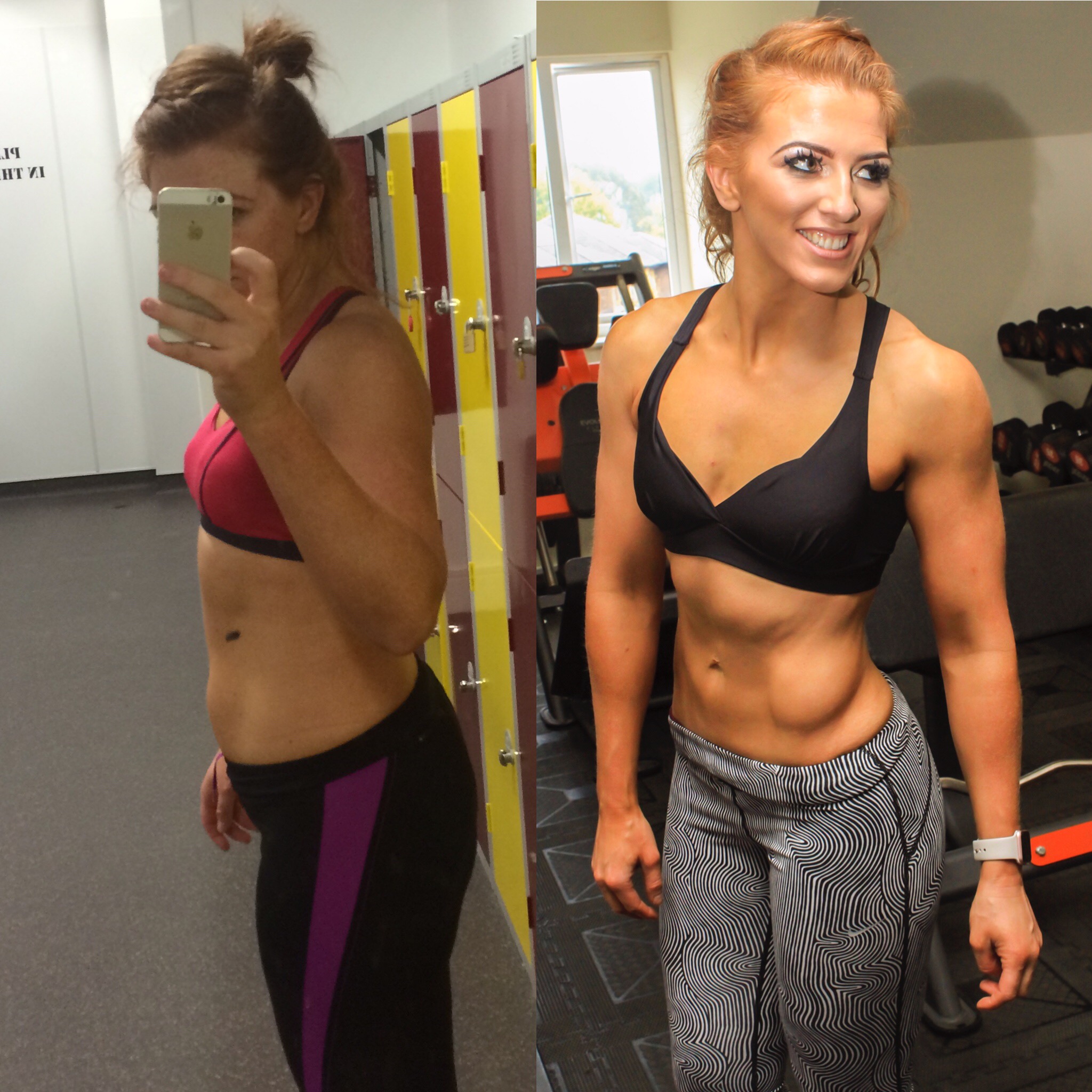I worked hard to change my body!