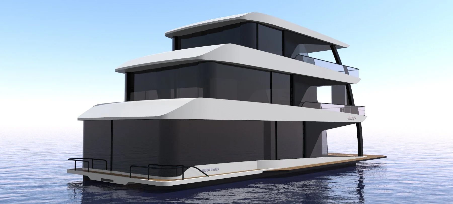 by Status Luxury Houseboats (under construction)