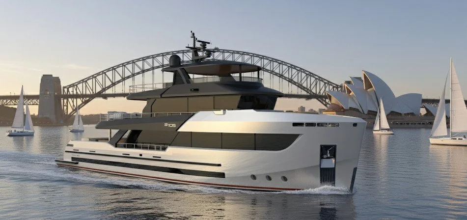 The Bering B105 , is an evolution of the B88 ; She's the epitome of a pleasure yacht, perfect for both extended cruises and charter operations. Her robust construction and long-range capabilities ensure that you can explore the world’s most remote
