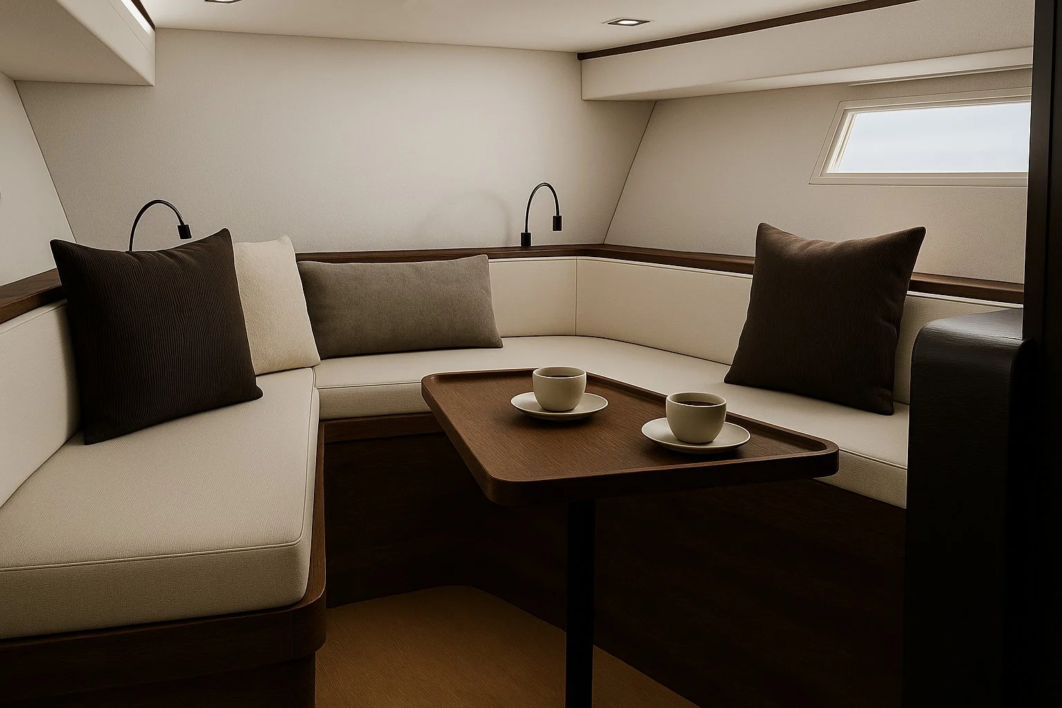  Space study / cabin looking forward 