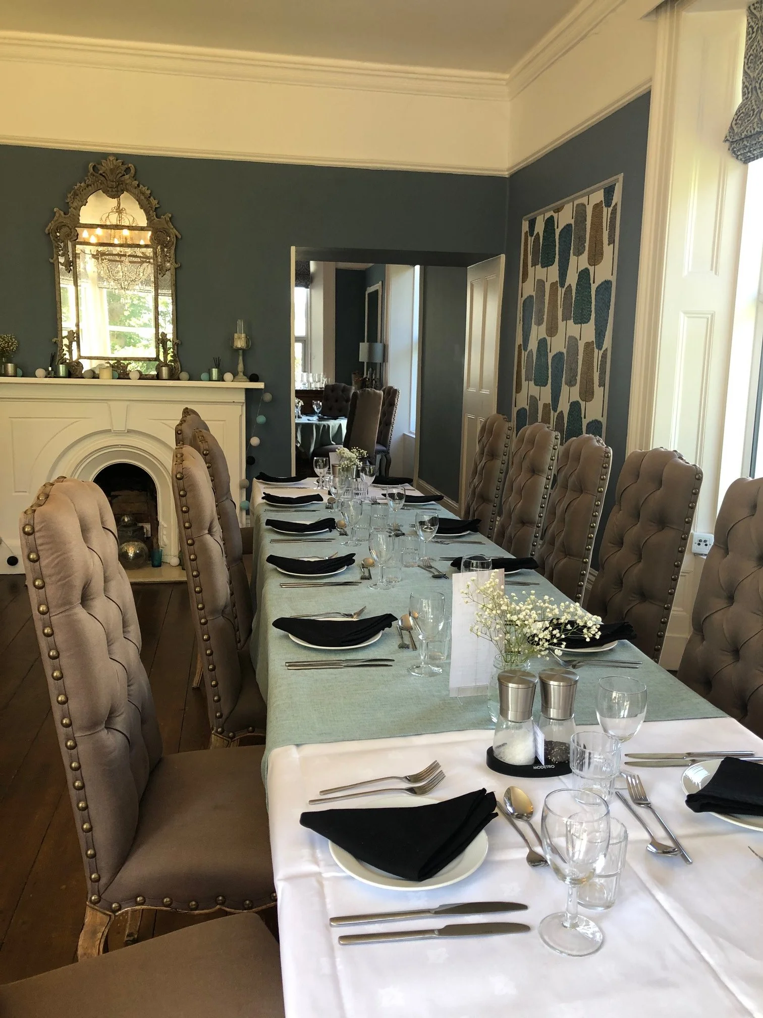 Private Dining room set up