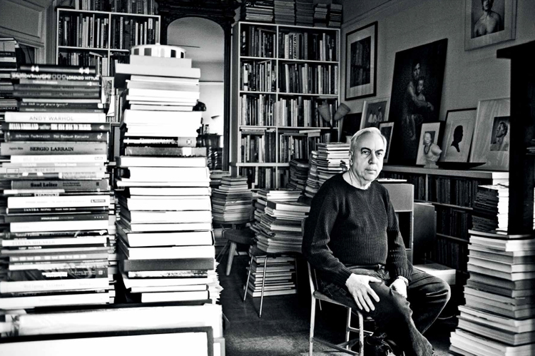 Vince Aletti in his East Village apartment, 2014