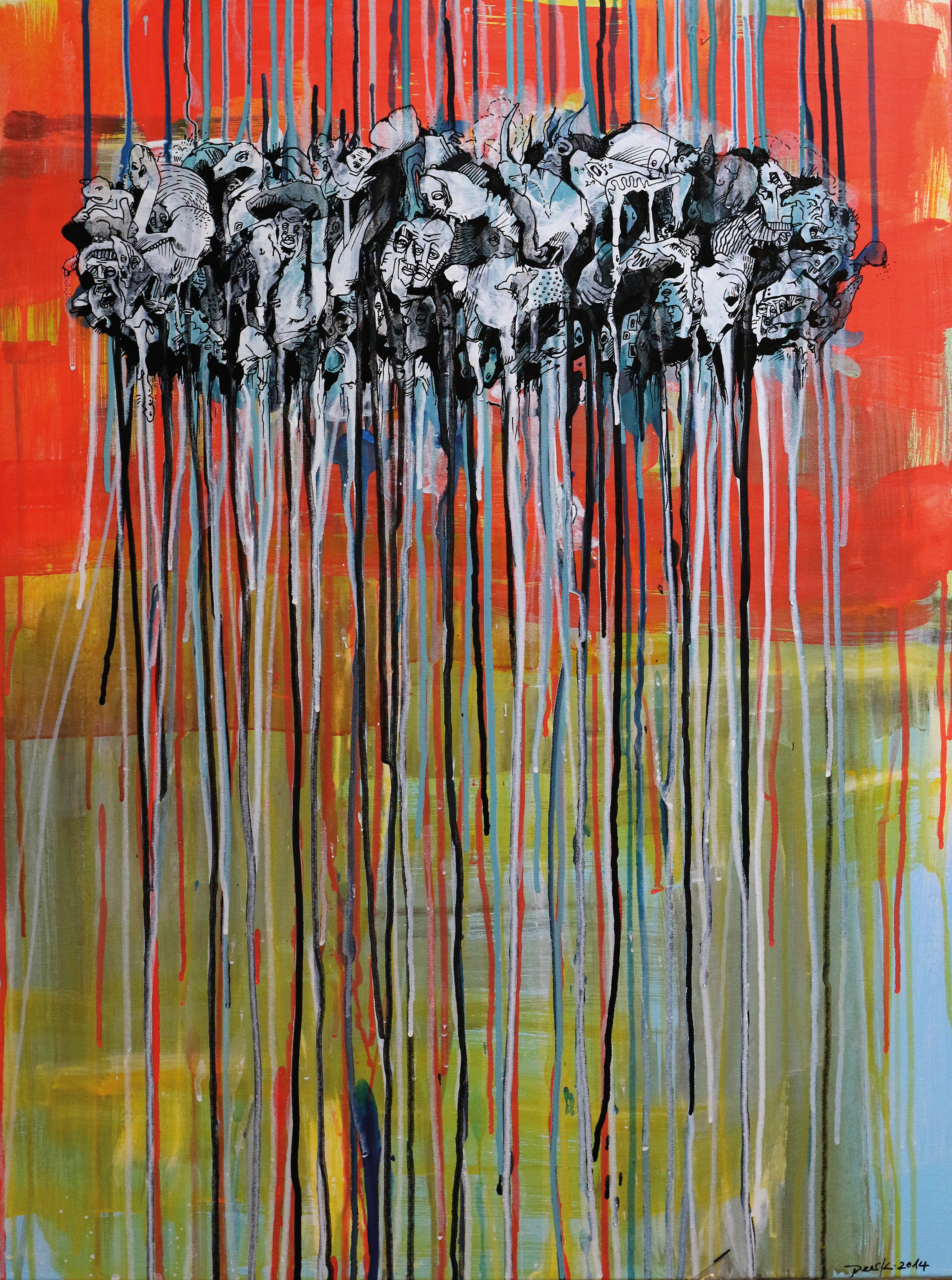 Vor dem ersten Wurf.Peer Kriesel.2014.80x60cm.Acrylic on Canvas.jpg