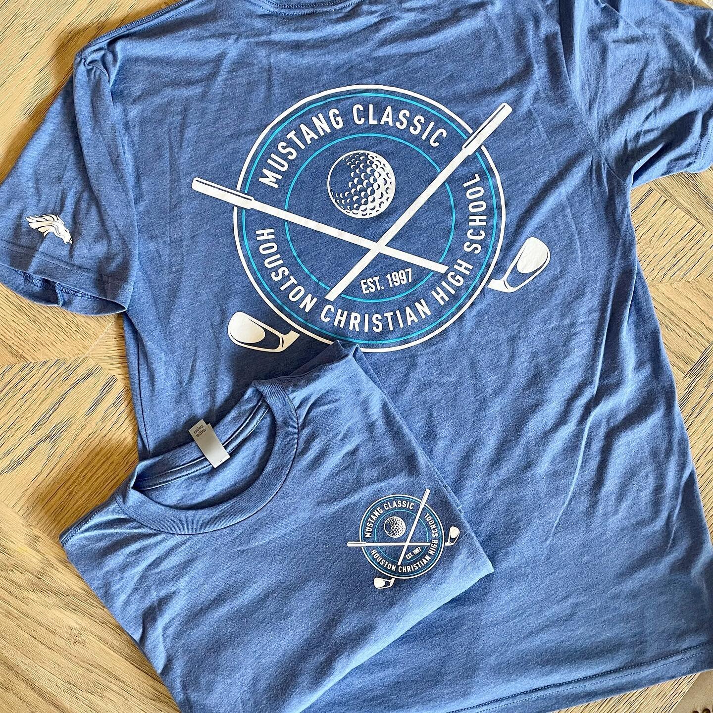 HCHS golf tourney t-shirts ⛳️ designed by @thehorton6 and @hortonsix 😁