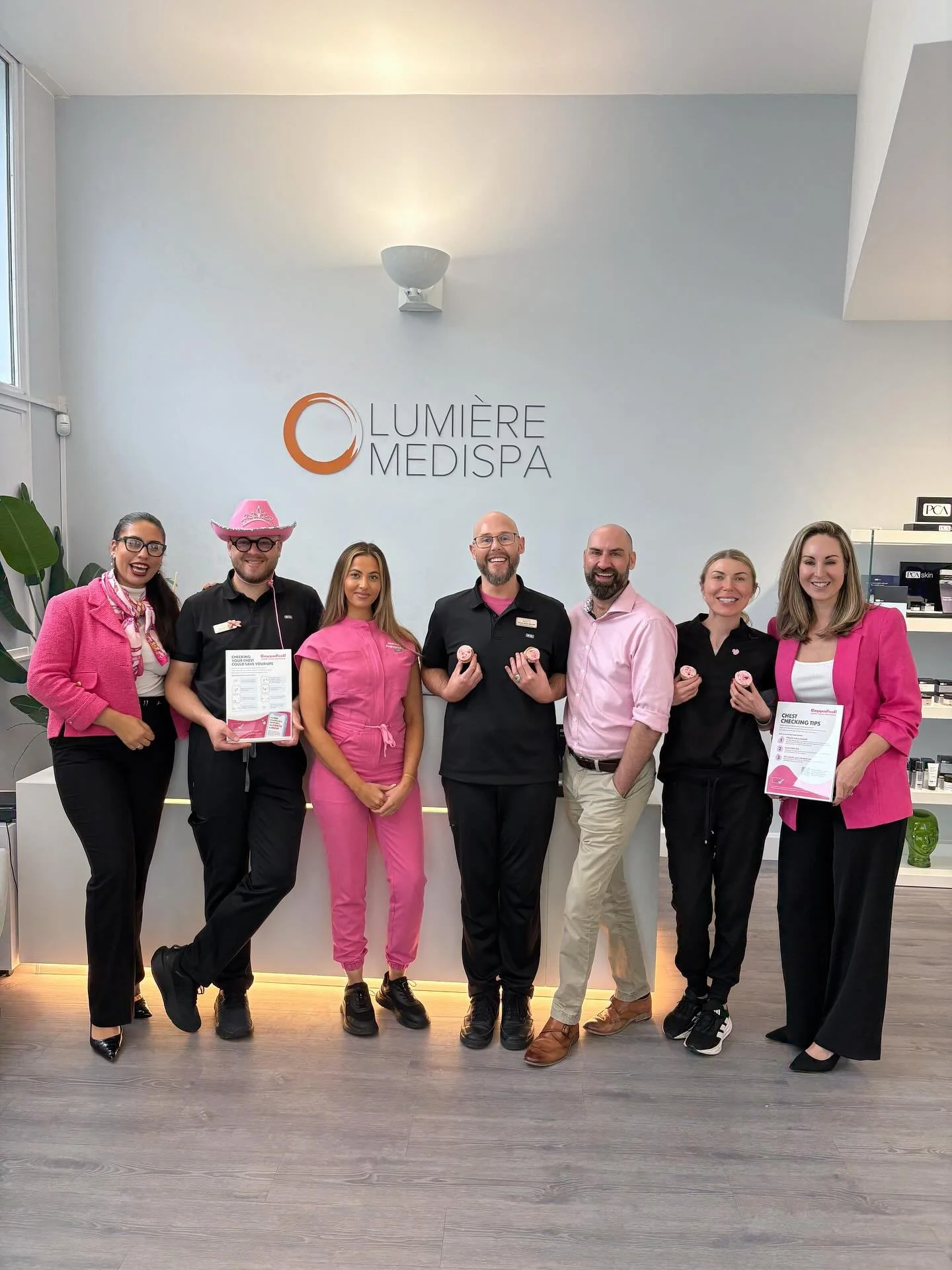 WEAR IT PINK DAY! 
We’re wearing pink for Breast Cancer Awareness along with thousands across the UK. Showing our love and support for everyone affected by breast cancer.
It’s also your reminder to take a moment for yourself , checking r