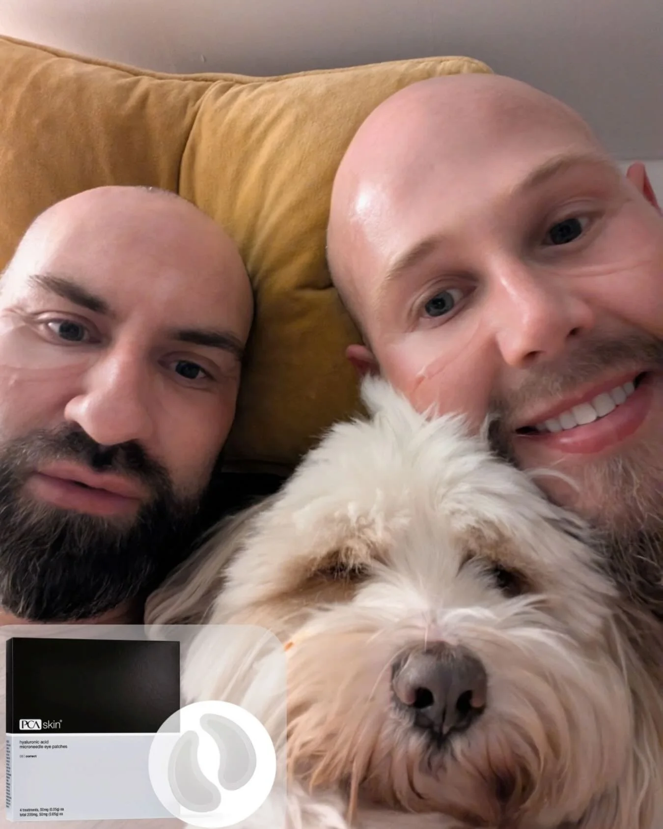 We are absolutely loving the @pcaskin_uk Microneedling Eye Patches. 

It's now park of our weekly night time routine and I must say we've noticed how much more refreshed and brighter our under eyes are looking. I think Chalky wishes he had a pair too