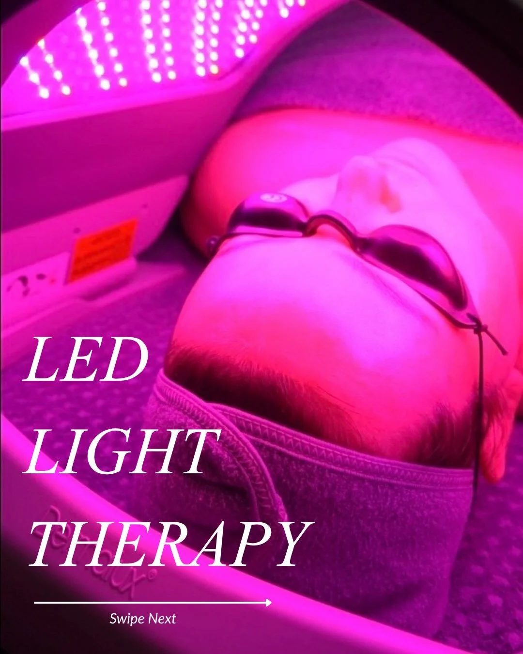 LED light therapy has been gaining attention...But it's more than just a relaxing add-on.

It works at a cellular level to support repair, calm inflammation, and improve skin health.

If you're looking for a relaxing and non invasive way to support y